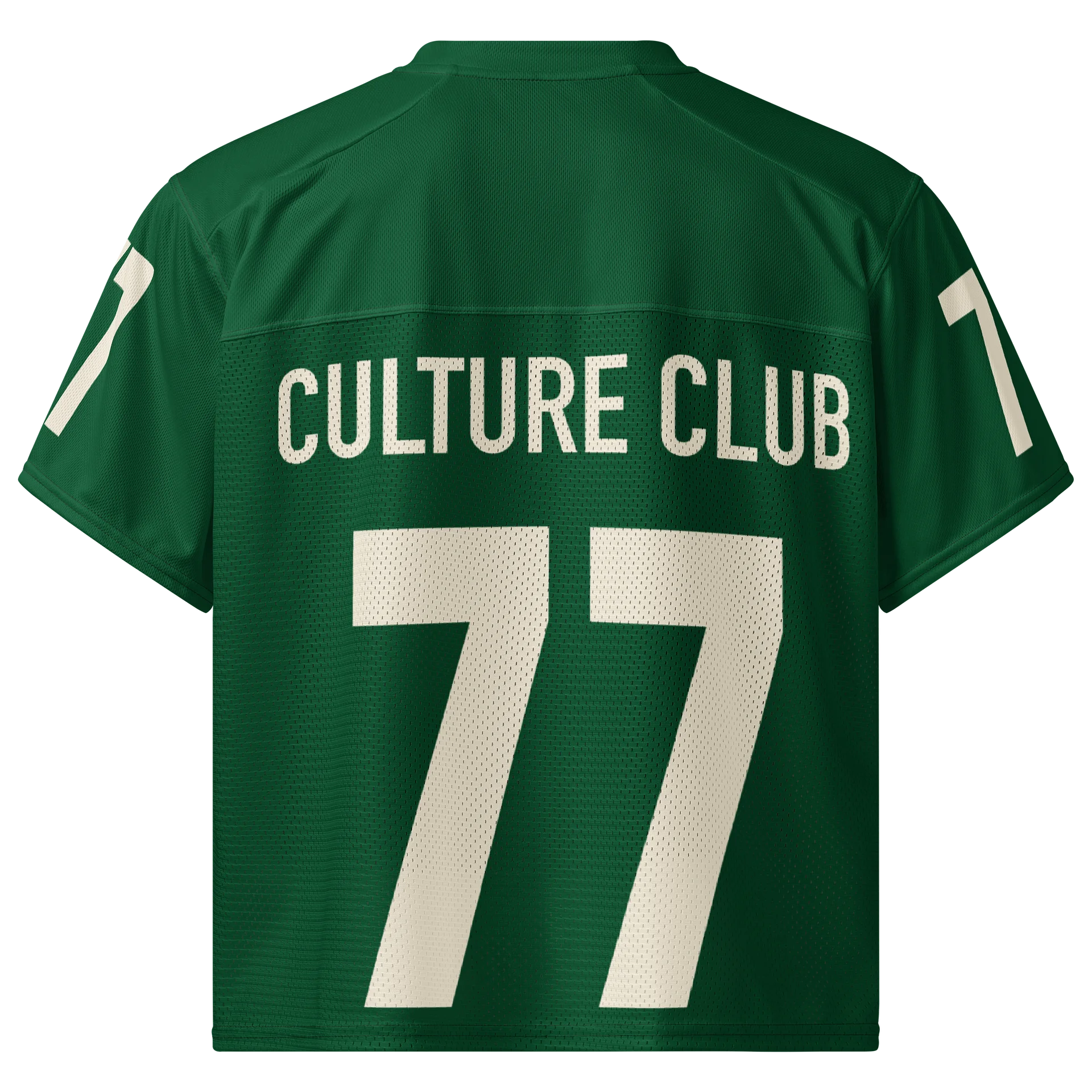 PROVOKÄHAUS Culture Club 77 Jersey — Forest Green & Cream product image (5)