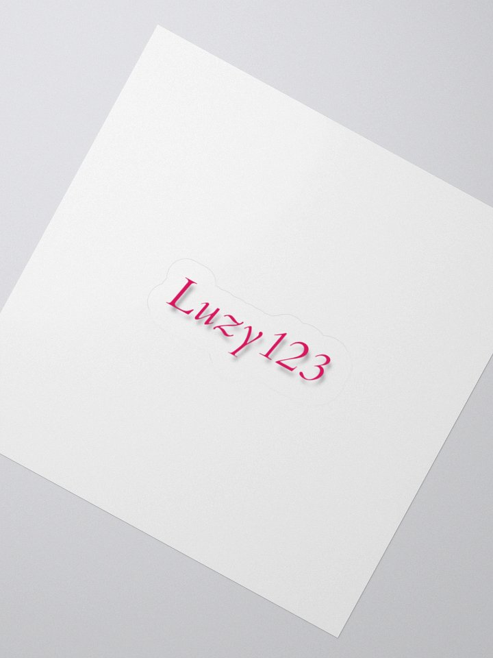 Luzy123 Signature Kiss Cut Stickers product image (5)