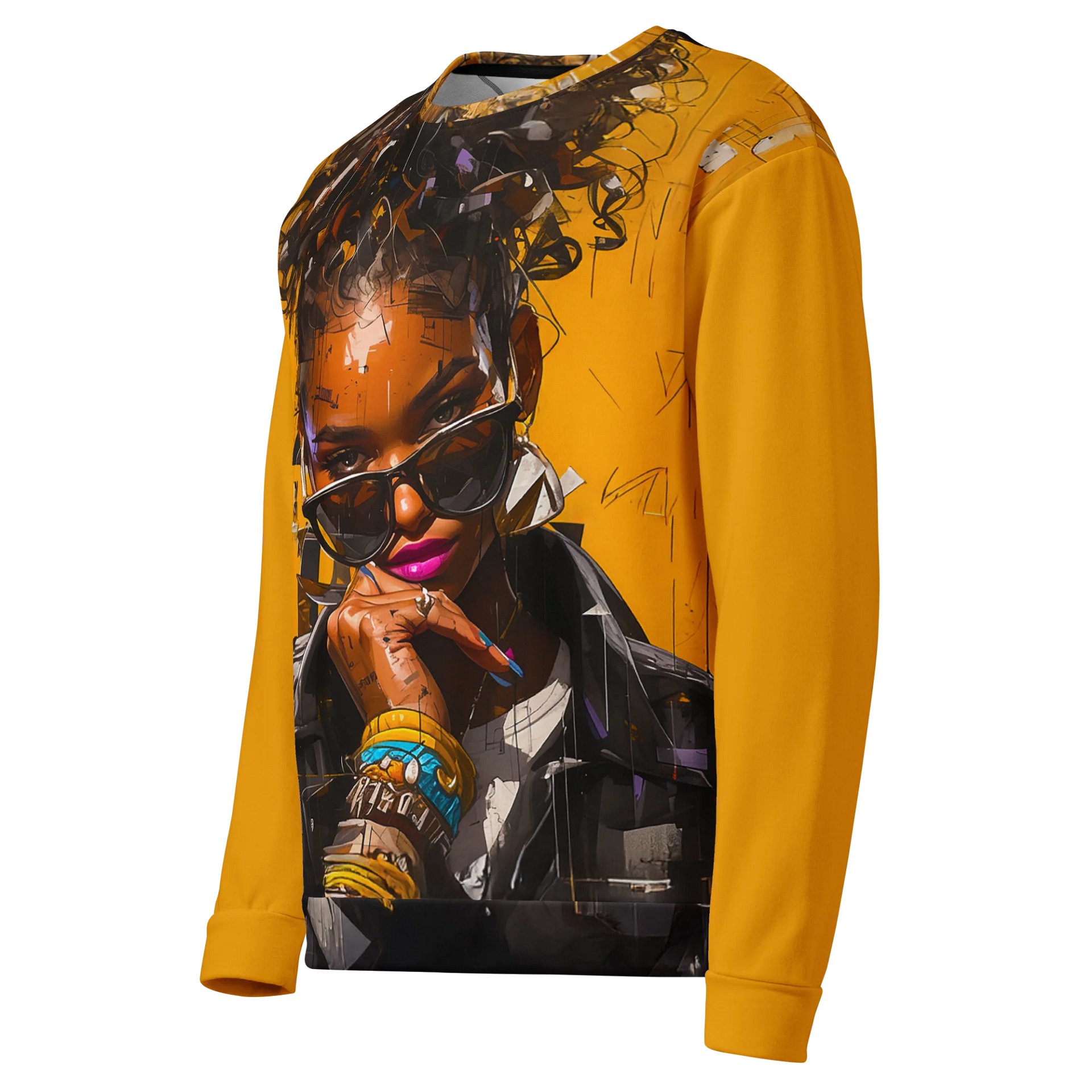 Lit Projecktz Lit Vibin' AOP Graphic Sweatshirt product image (3)
