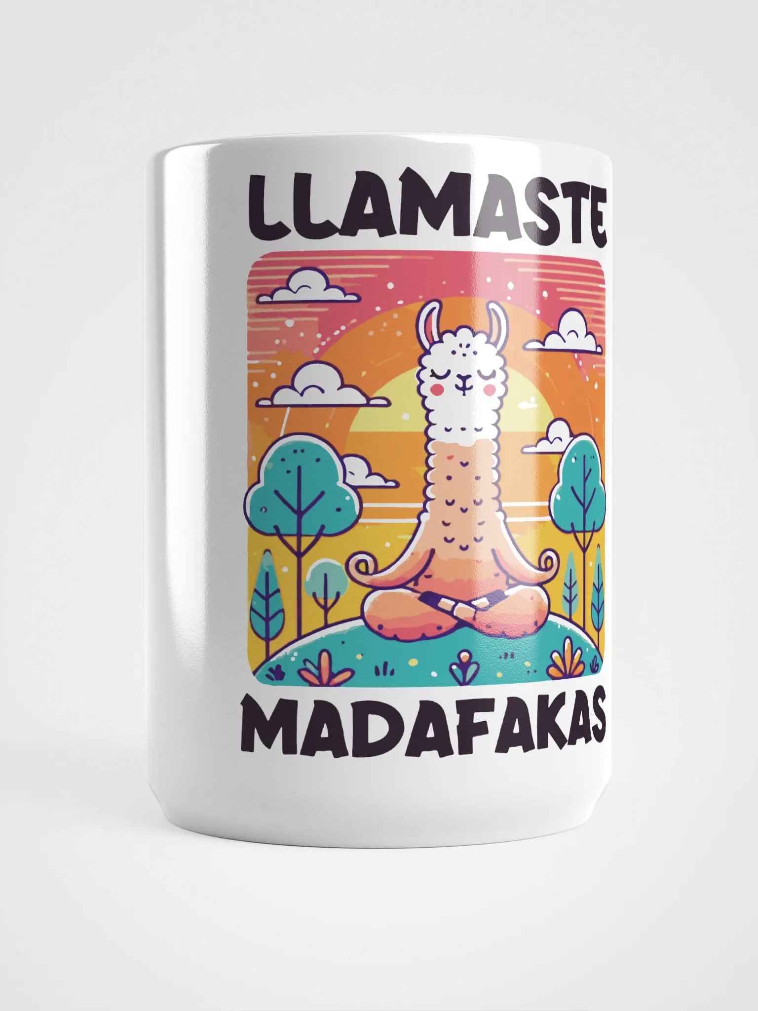 LLAMASTE - Tranquil Llama Yoga Mug product image (1)