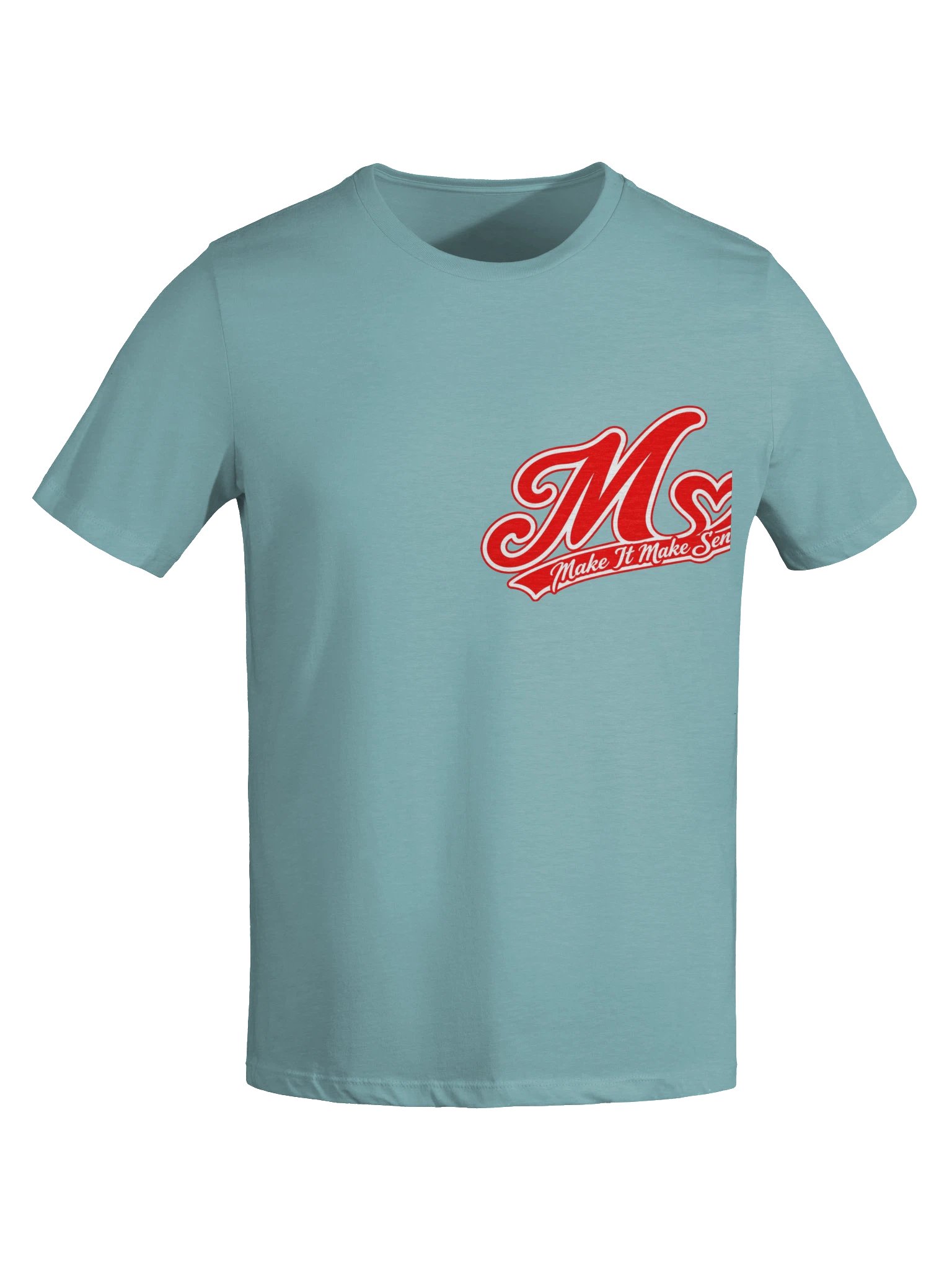 Make It Make Sense Women’s Red M Heart Logo T-Shirt product image (25)