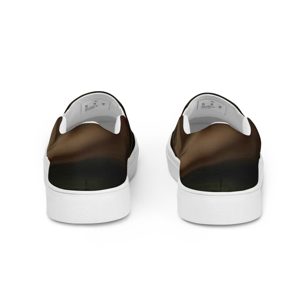 Womens Camouflage Pattern Canvas Slip-On Shoes product image (4)