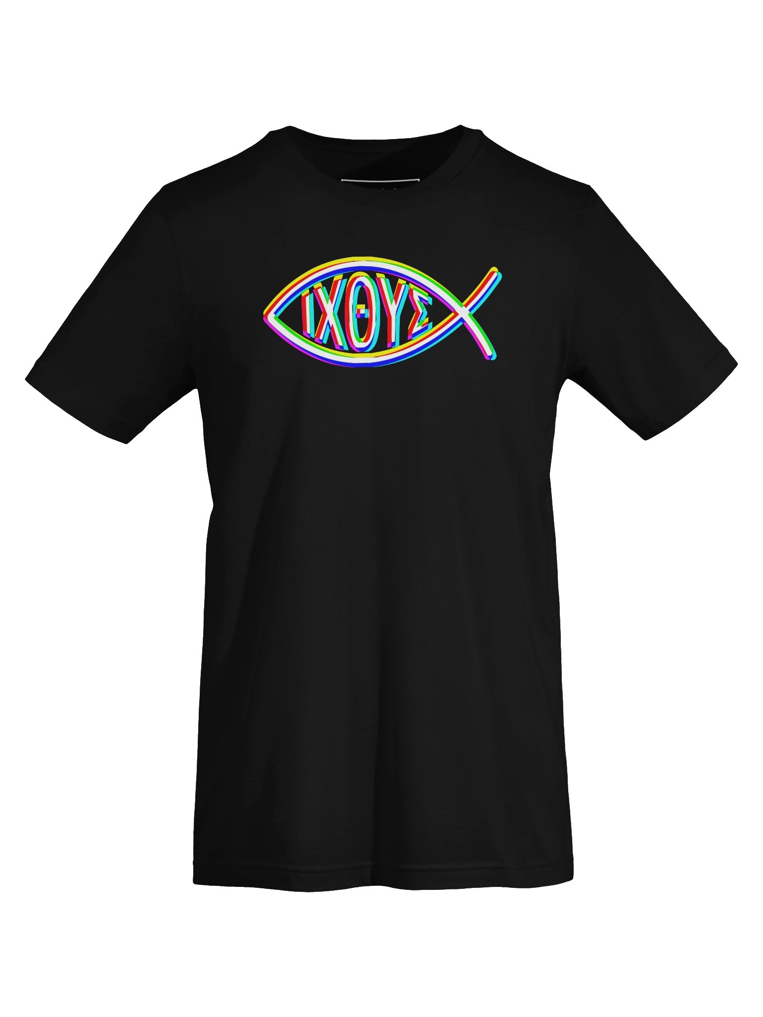 Ichthys Colors T-Shirt (Black) product image (4)