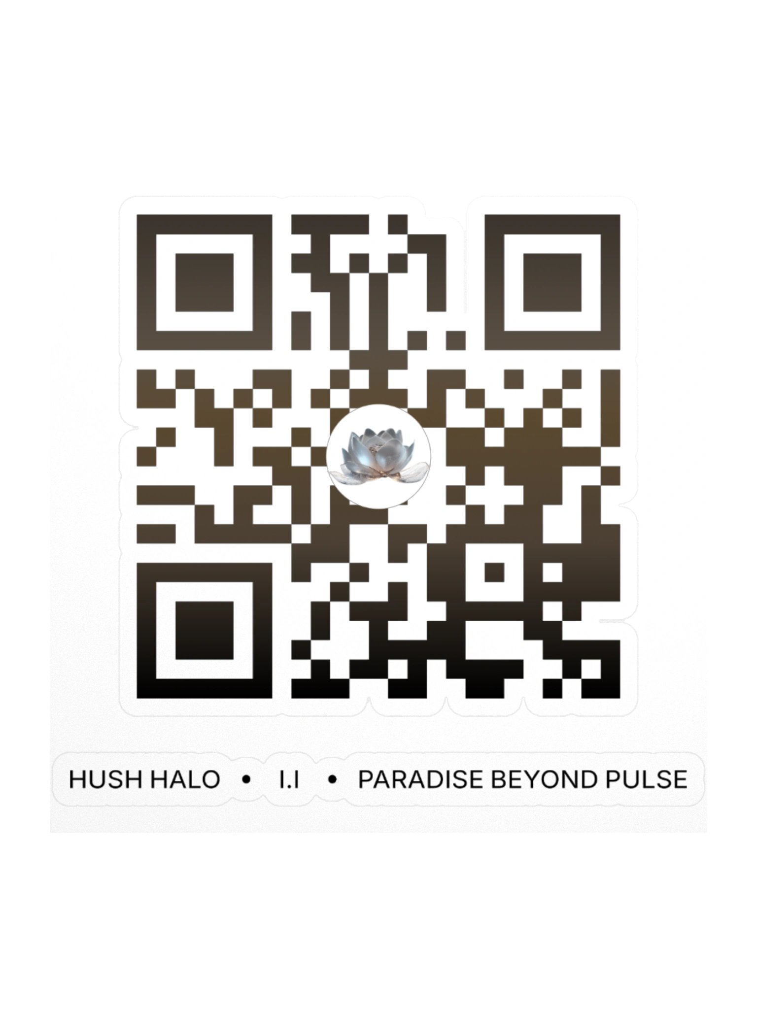 Paradise Beyond Pulse QR STICKER + Daily Poetry Experience [AUDIO] product image (6)