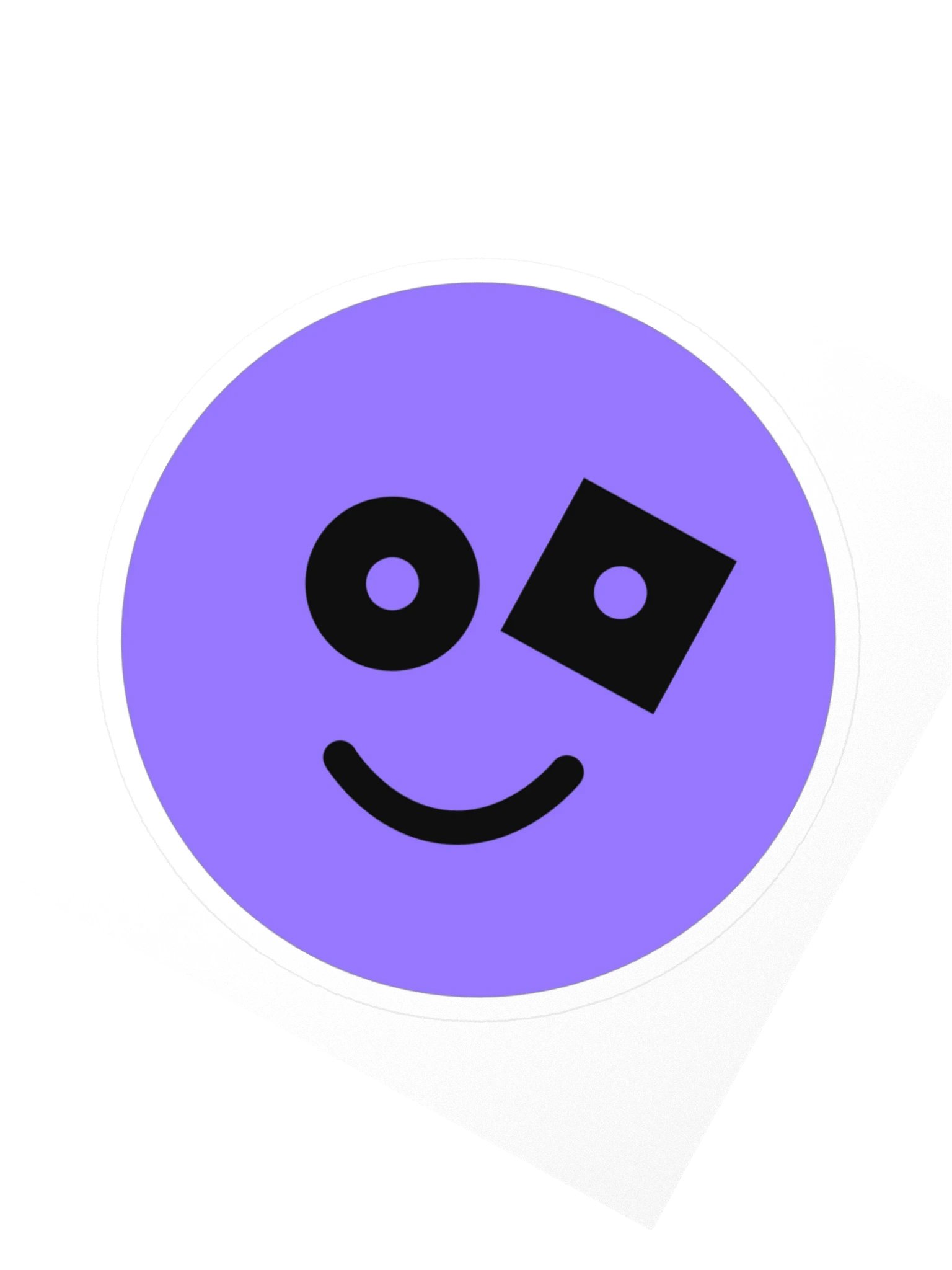 Mascot sticker, round product image (2)