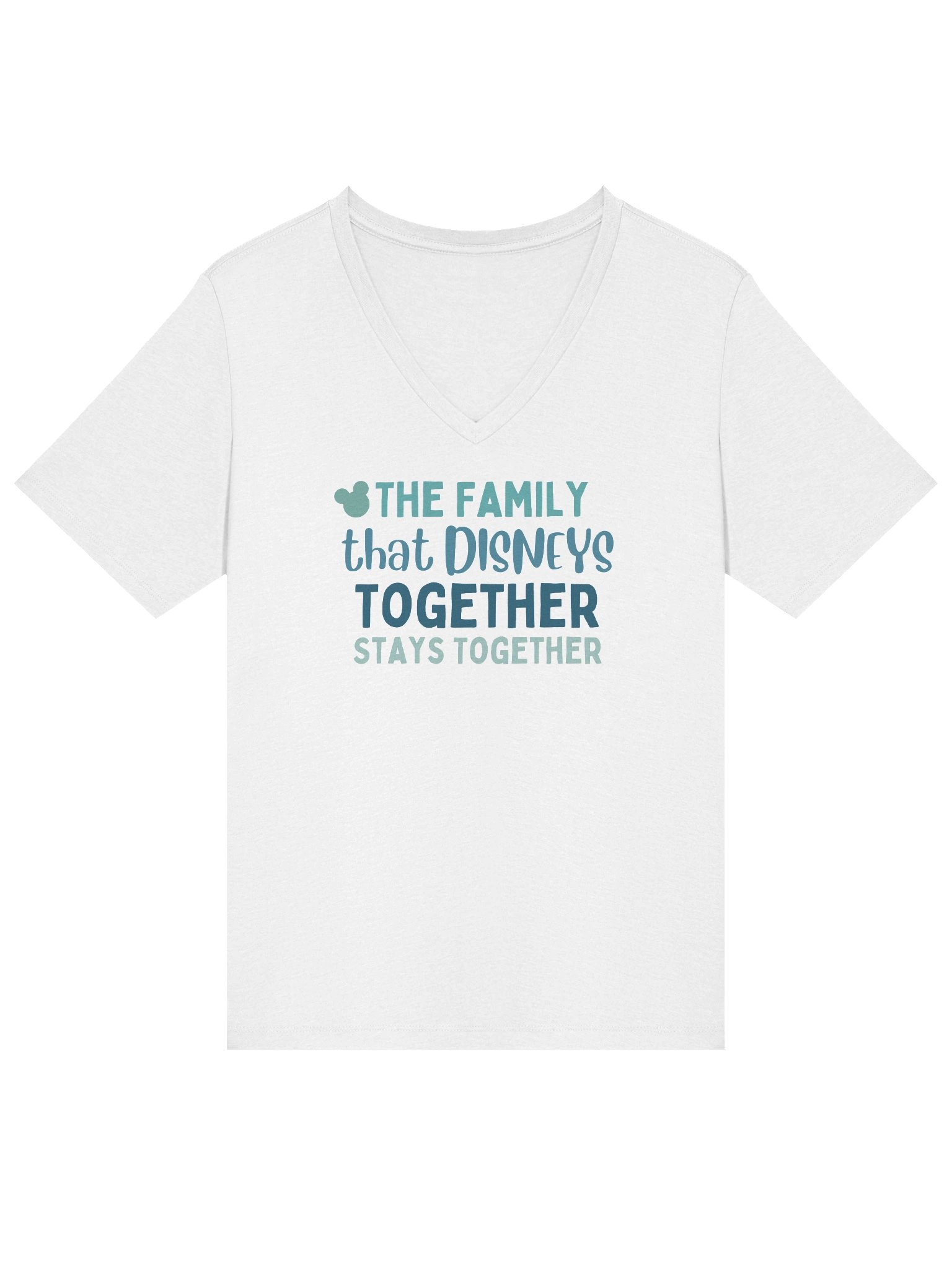 Disney Family Together V-Neck T-shirt product image (3)