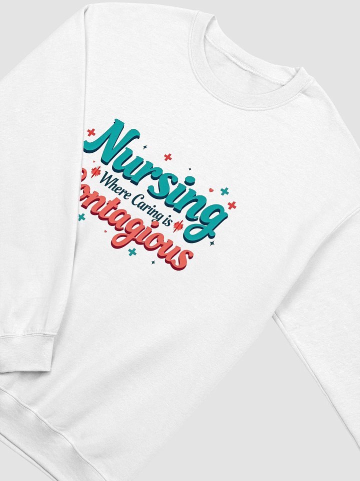 Caring is Contagious Crewneck Sweatshirt product image (8)