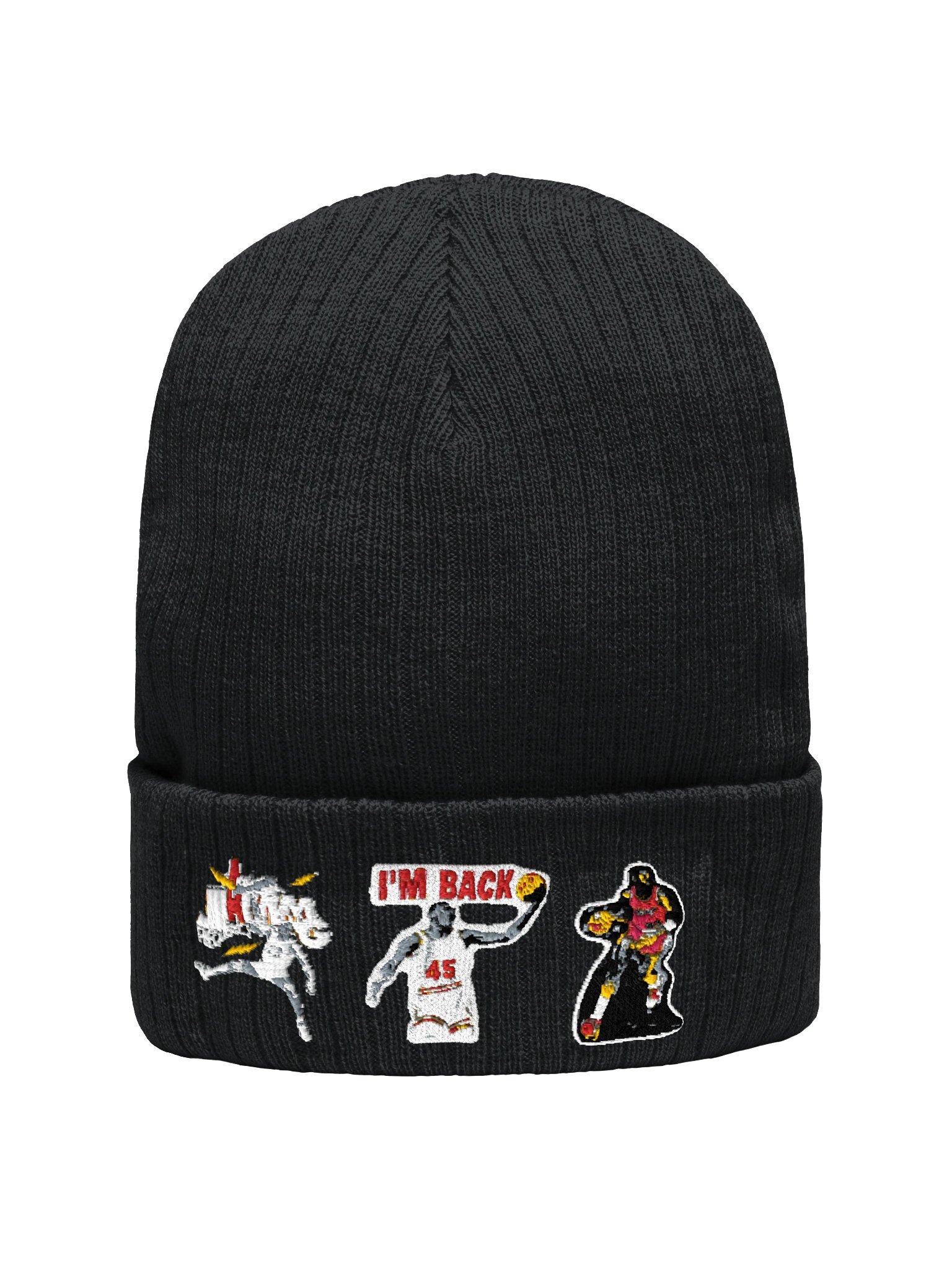90s VINTAGE RETRO AIR JORDAN IM BACK BEANIE EMBROIDERED product image (1)