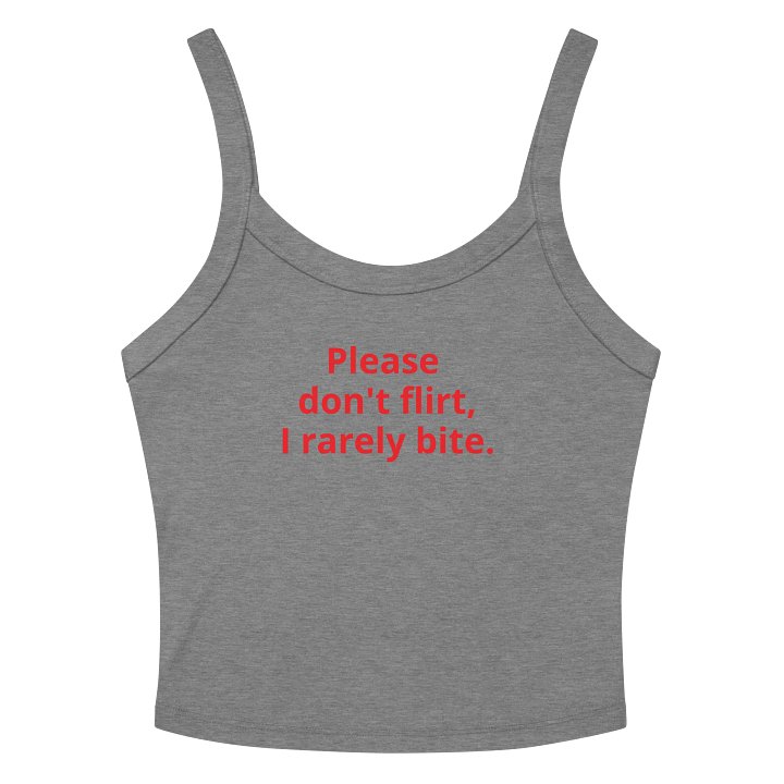 Sassy Red Text Women's Tank Top product image (11)