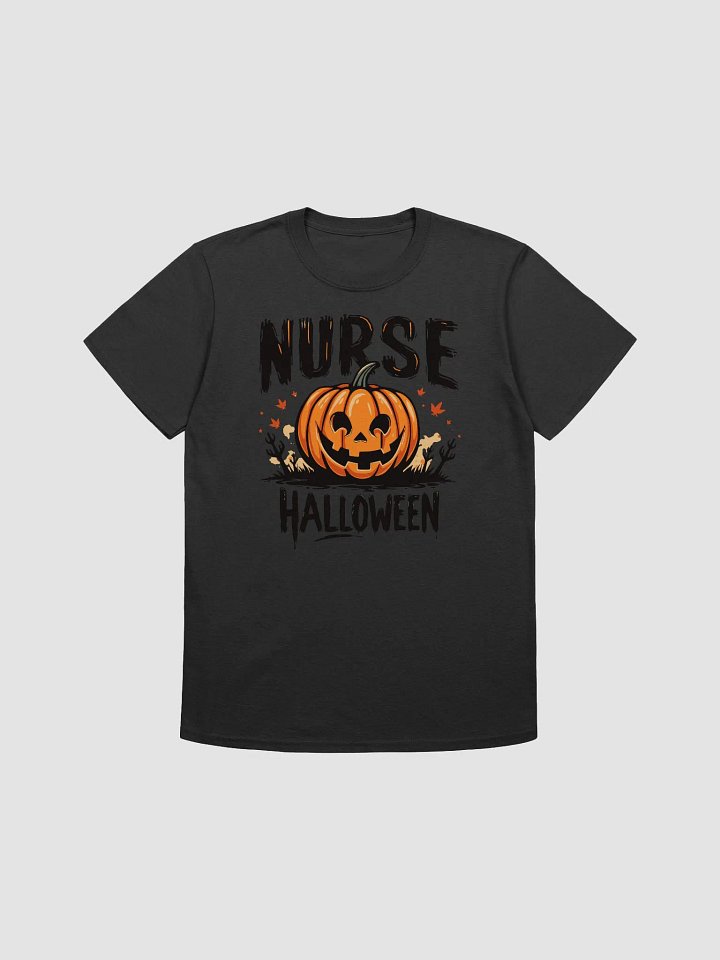 Spooky Nurse Halloween Pumpkin T-Shirt product image (1)