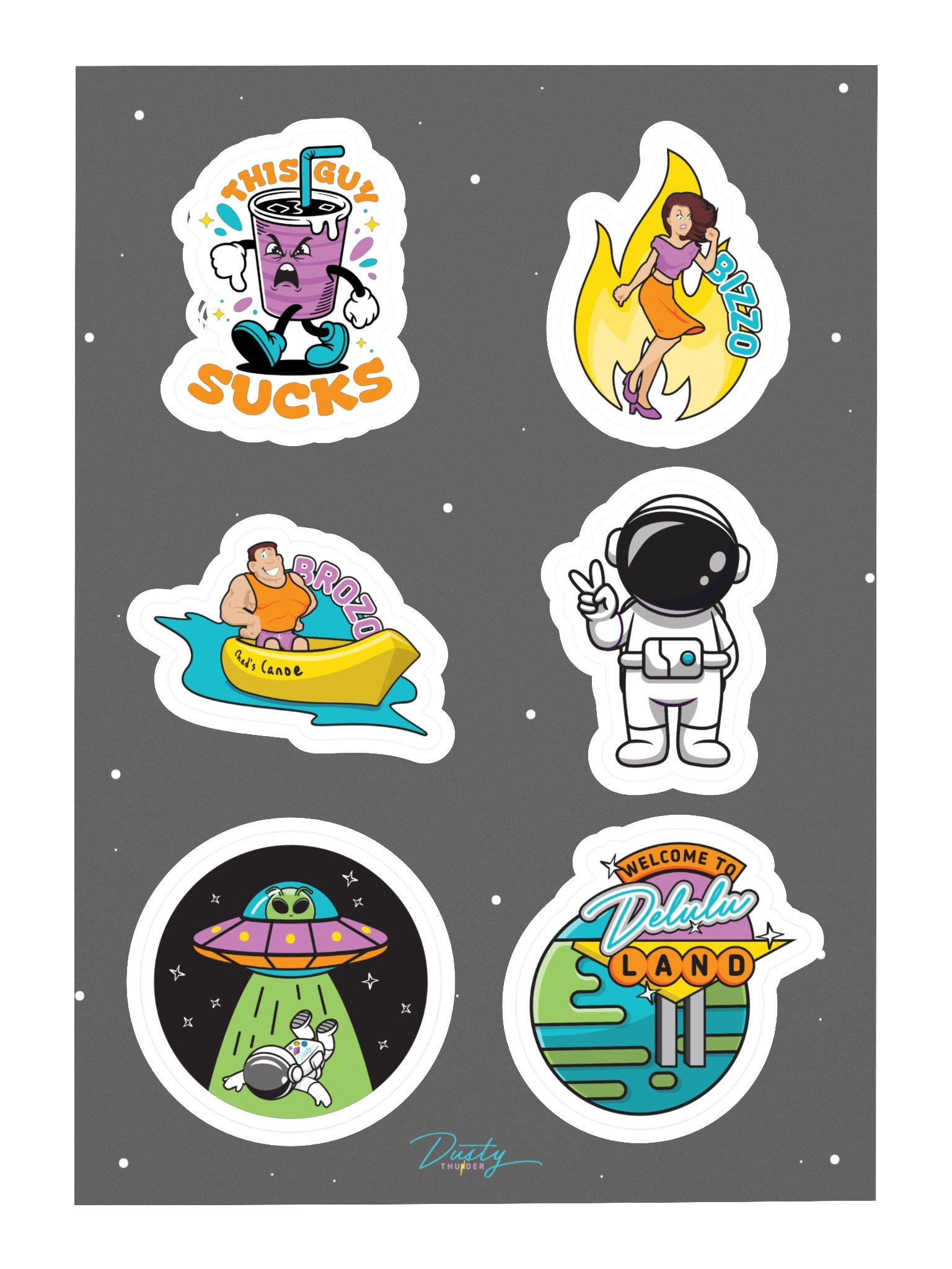 Dusty Thunder Sticker Sheet product image (3)