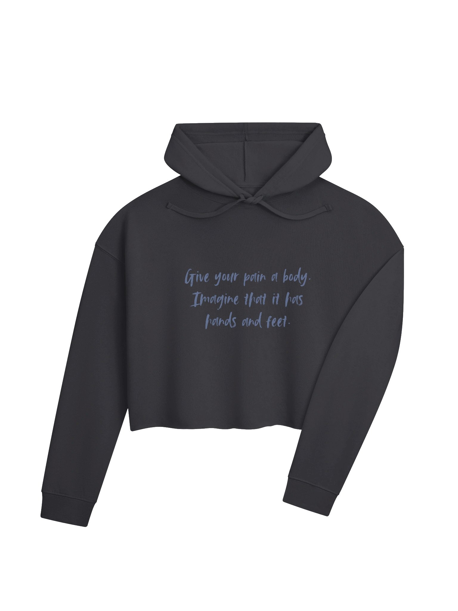 Give Your Pain a Body Women's Cropped Hoodie product image (4)
