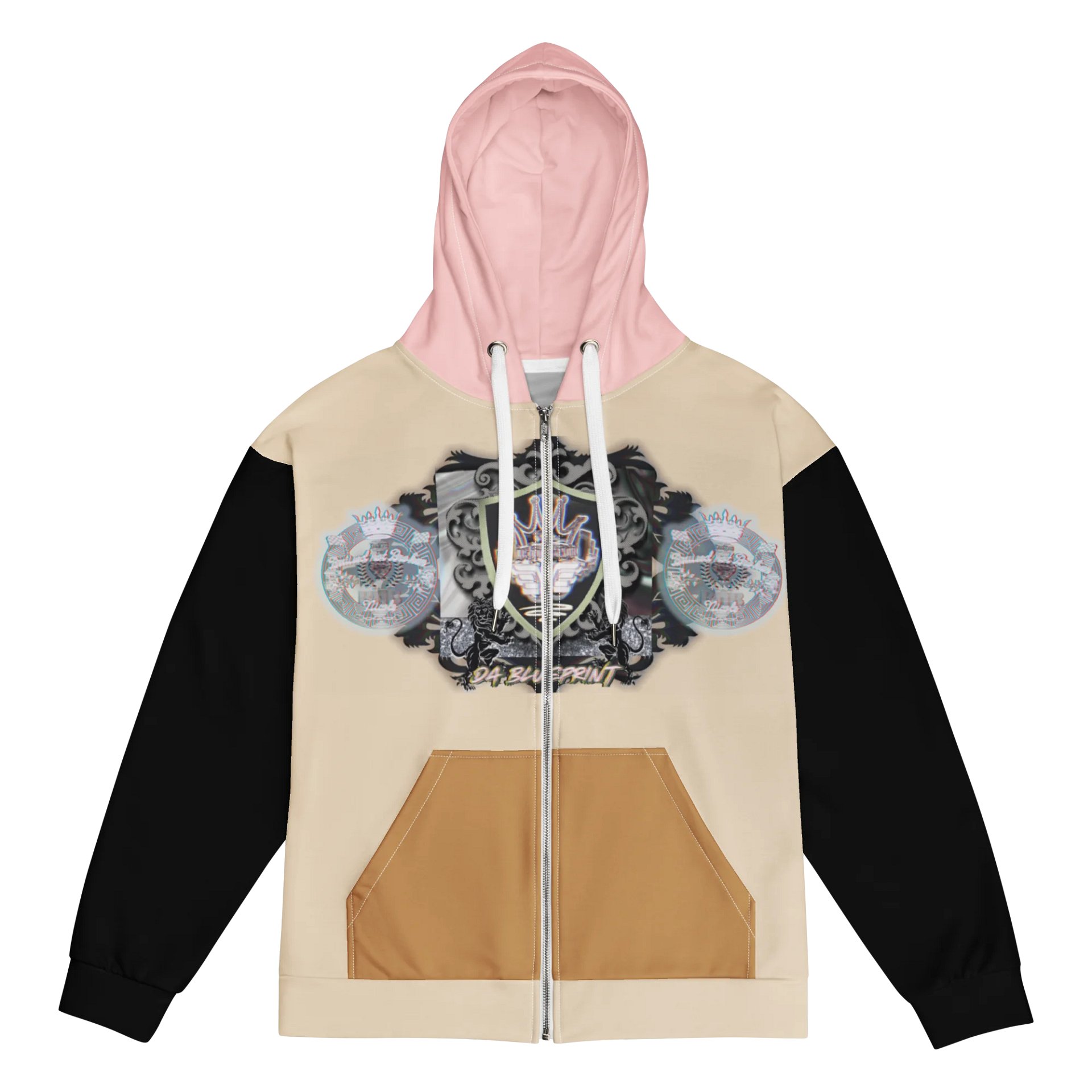 Royal Cityscape Emblem Zip Hoodie product image (1)