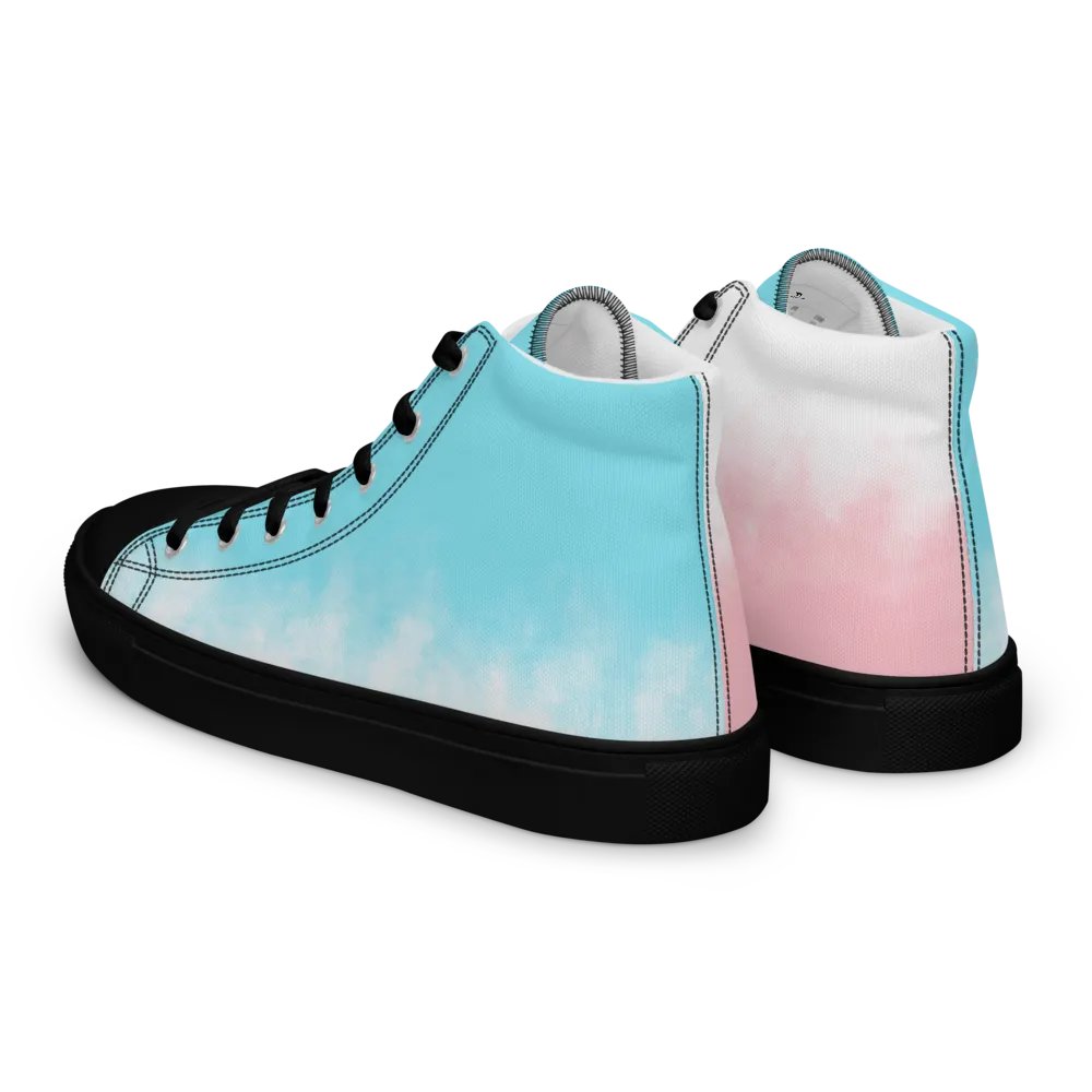 Pastel Dreams High Top Canvas Shoes product image (6)
