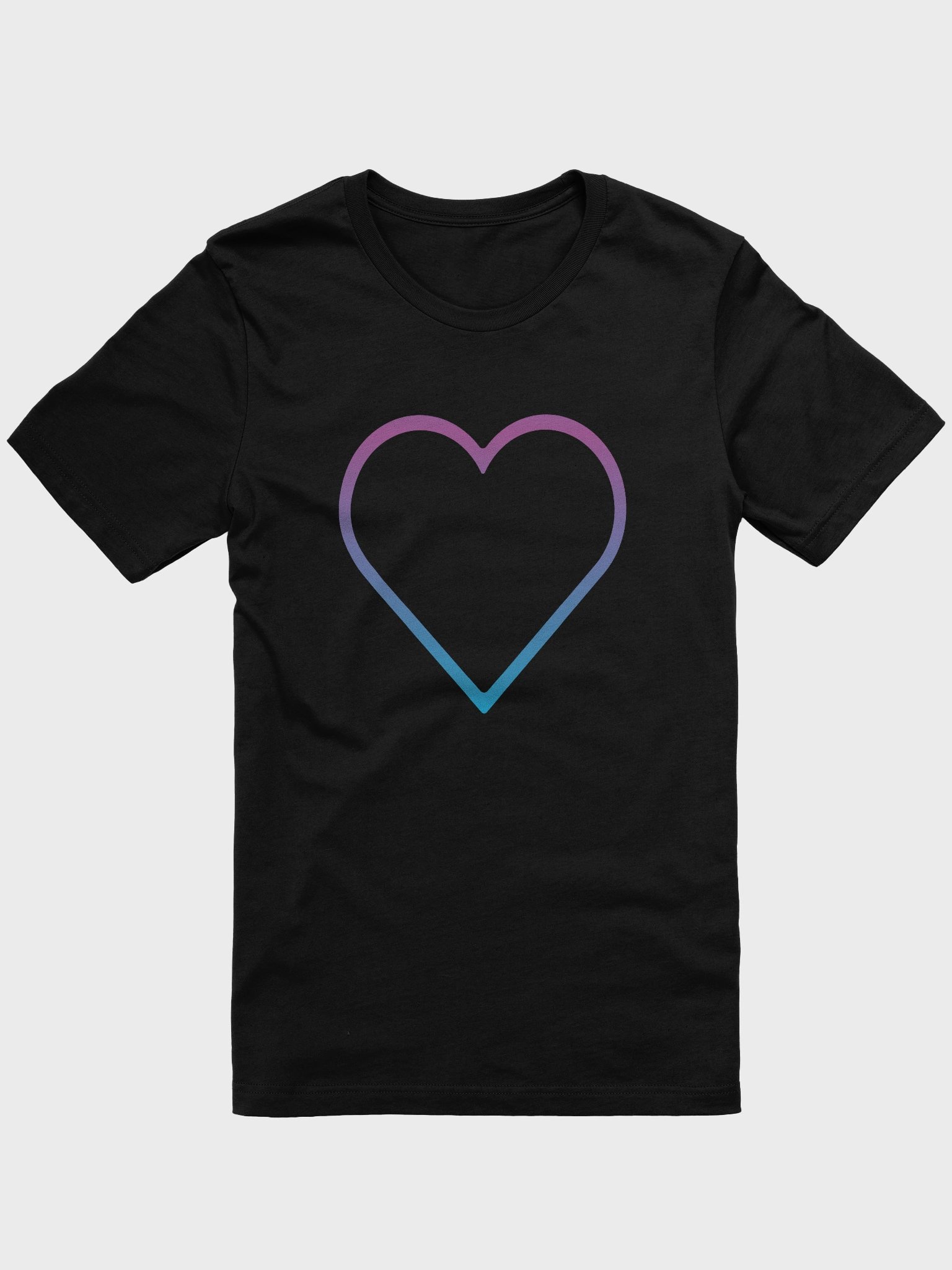 Outline Heart T-Shirt product image (1)