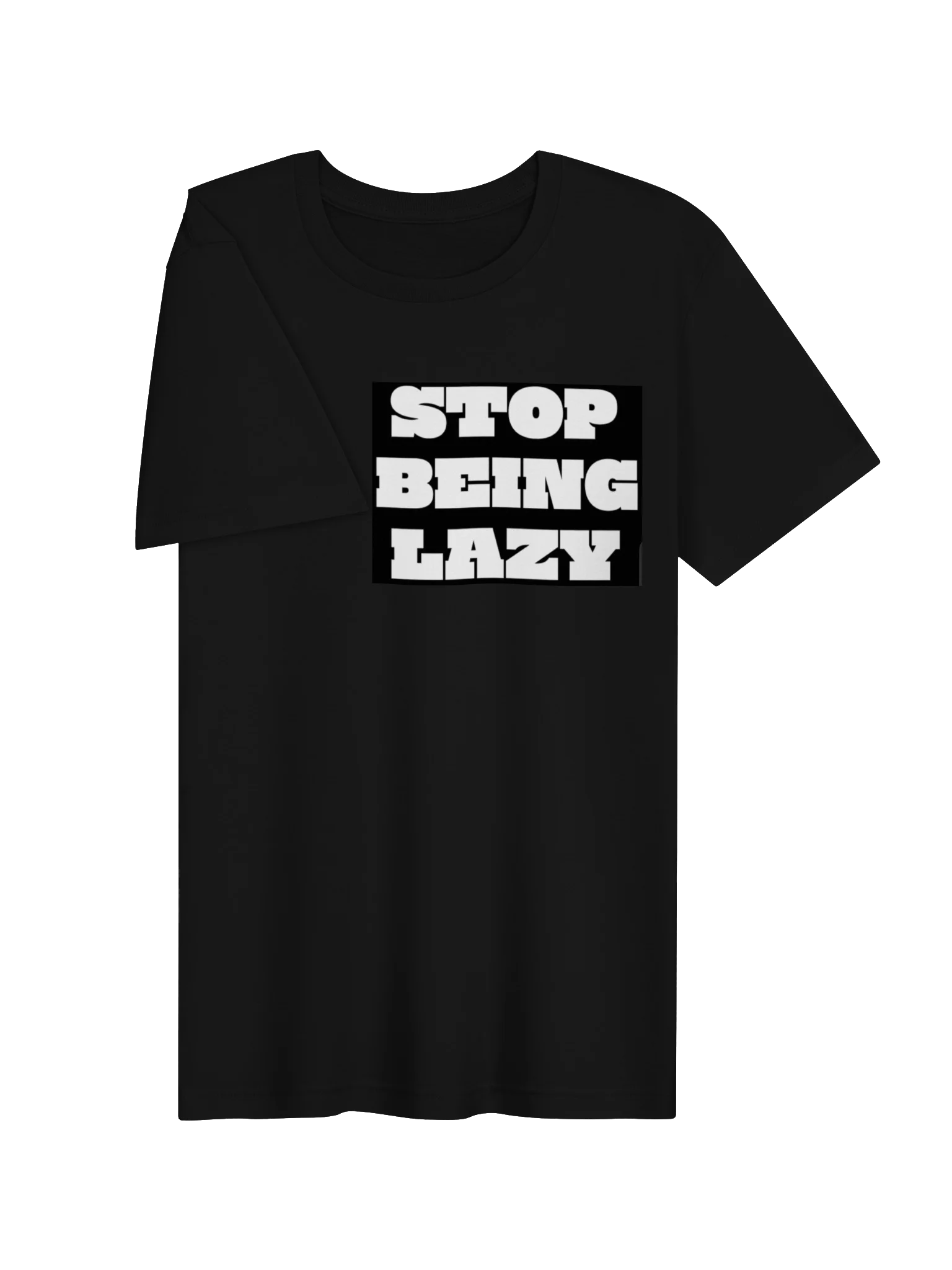 Stop Being Lazy — Classic Logo Tee product image (3)