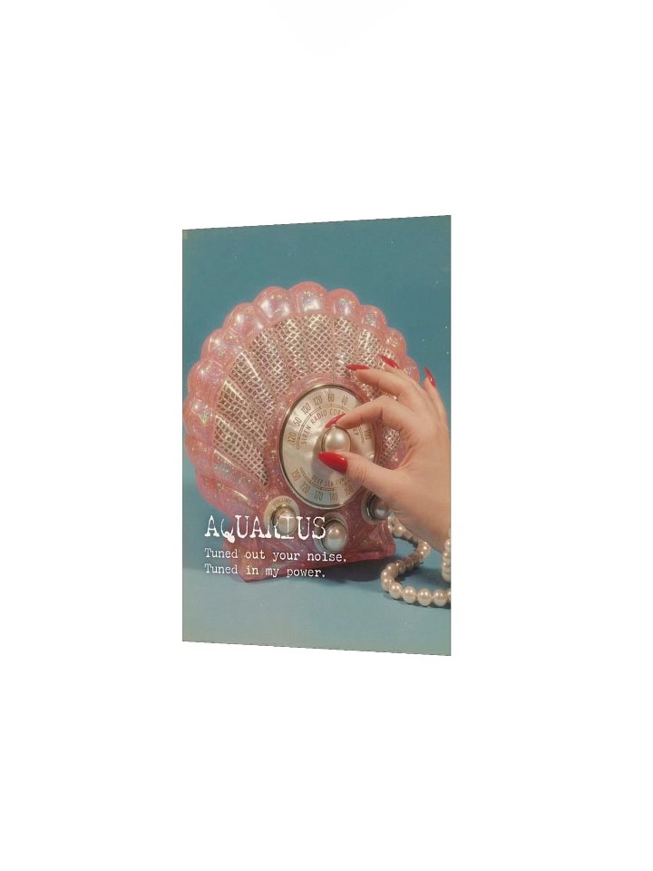 Aquarius Mermaid Zodiac Print product image (2)