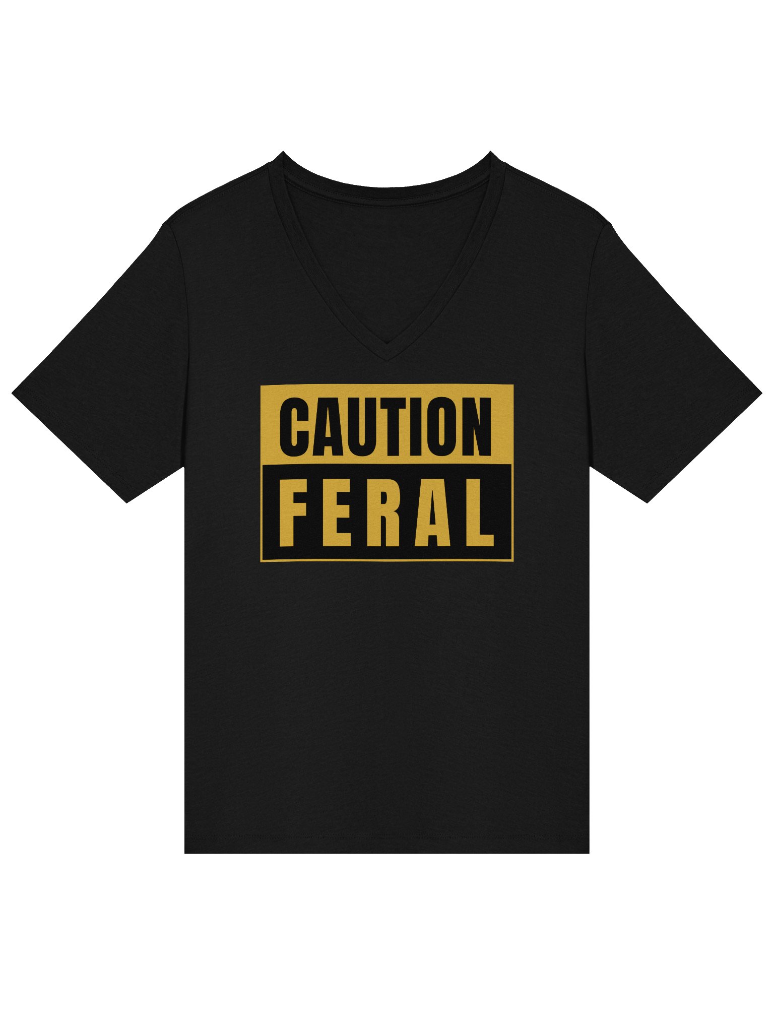 Caution Feral V-Neck Tee product image (12)