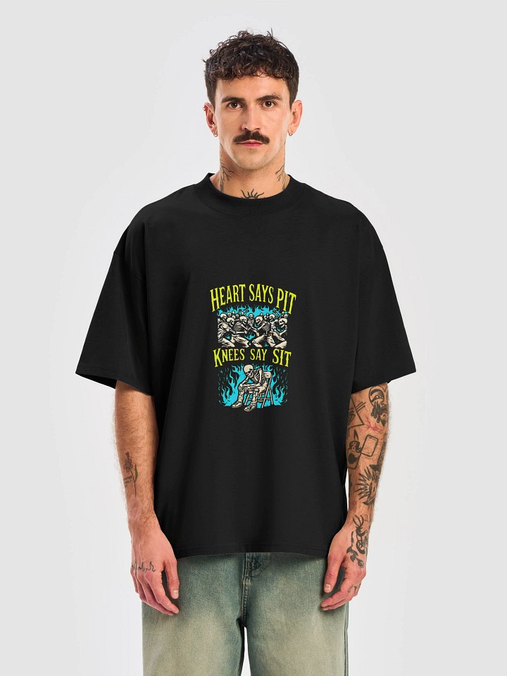 Heart Says Pit Knees Say Sit Shirt product image (111)
