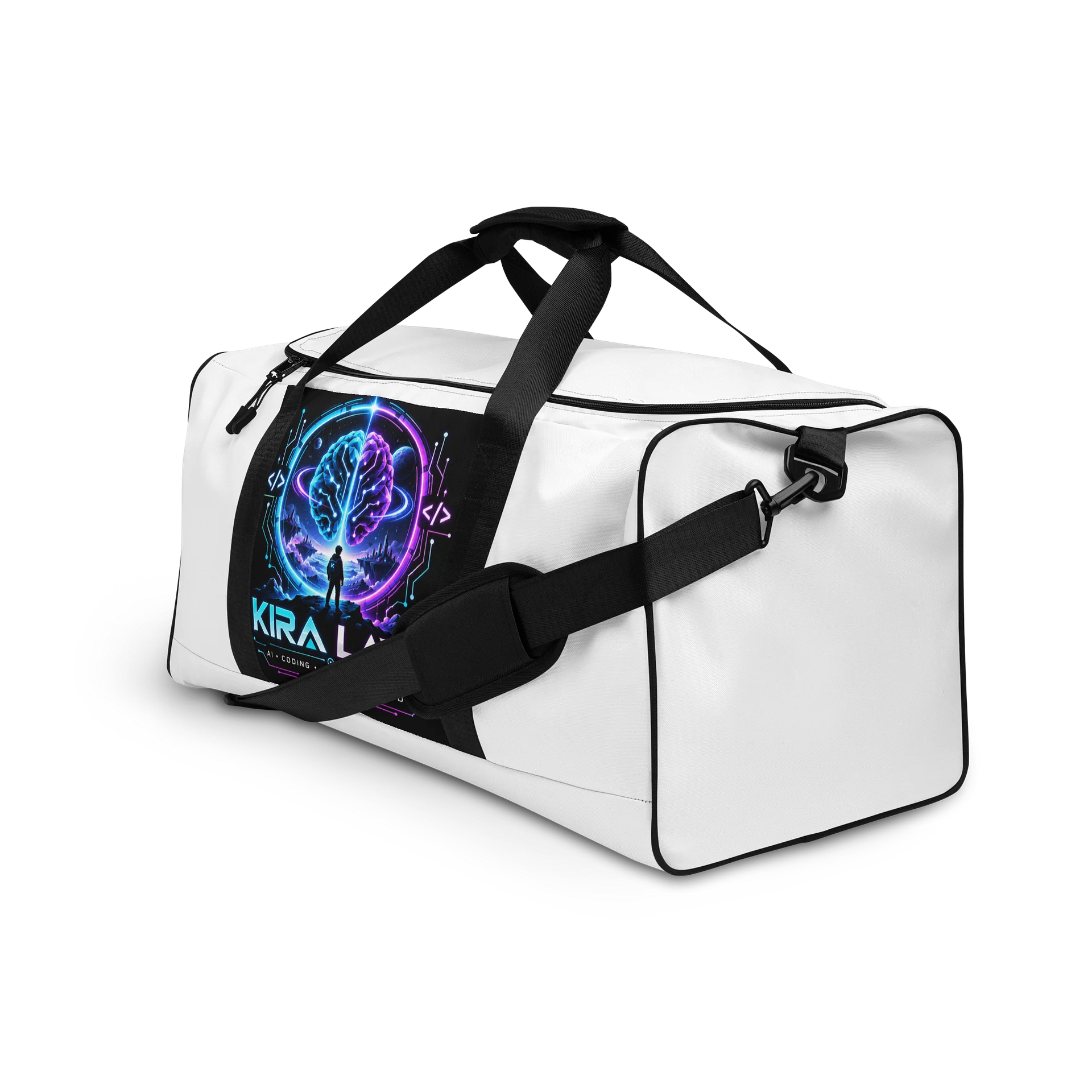 Kira Labs AI Coding Virtual Worlds Duffel Bag product image (3)