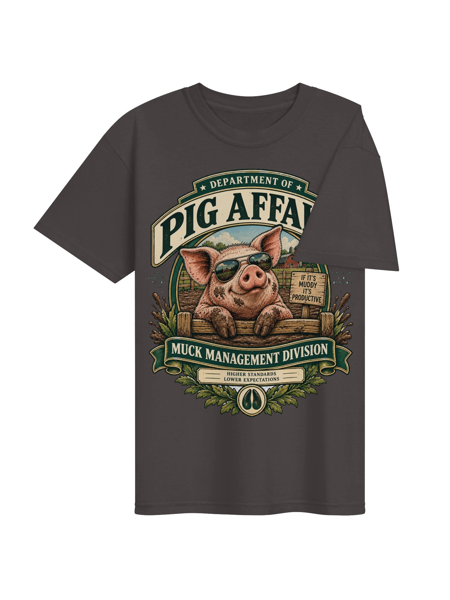 Department of Pig Affairs Heavyweight Tee product image (25)