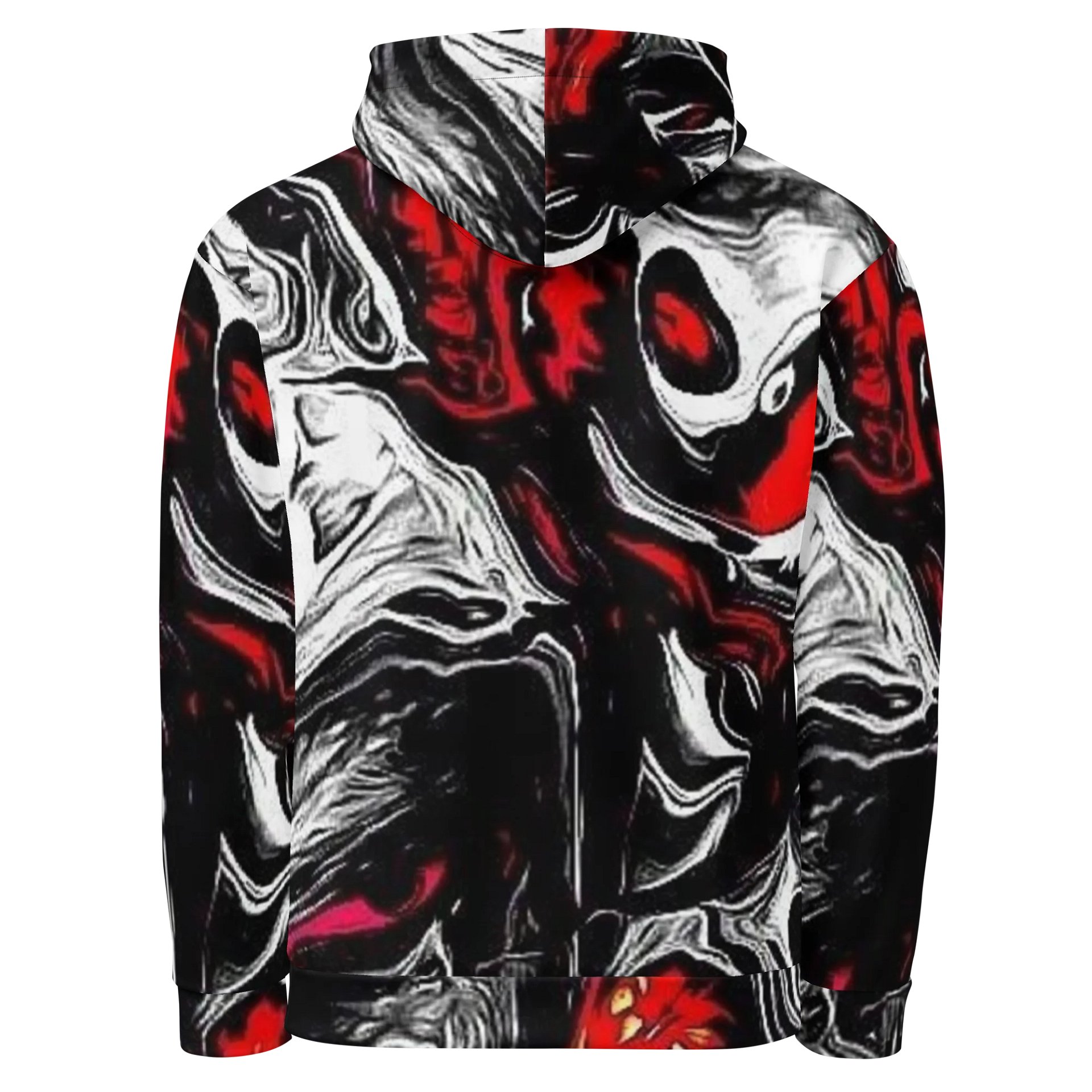 Red Marble All-Over Print Hoodie product image (3)