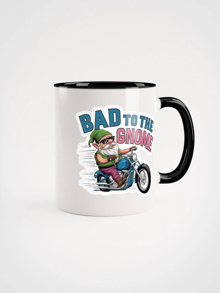 Bad to the Gnome Mug with Color Inside product image (1)