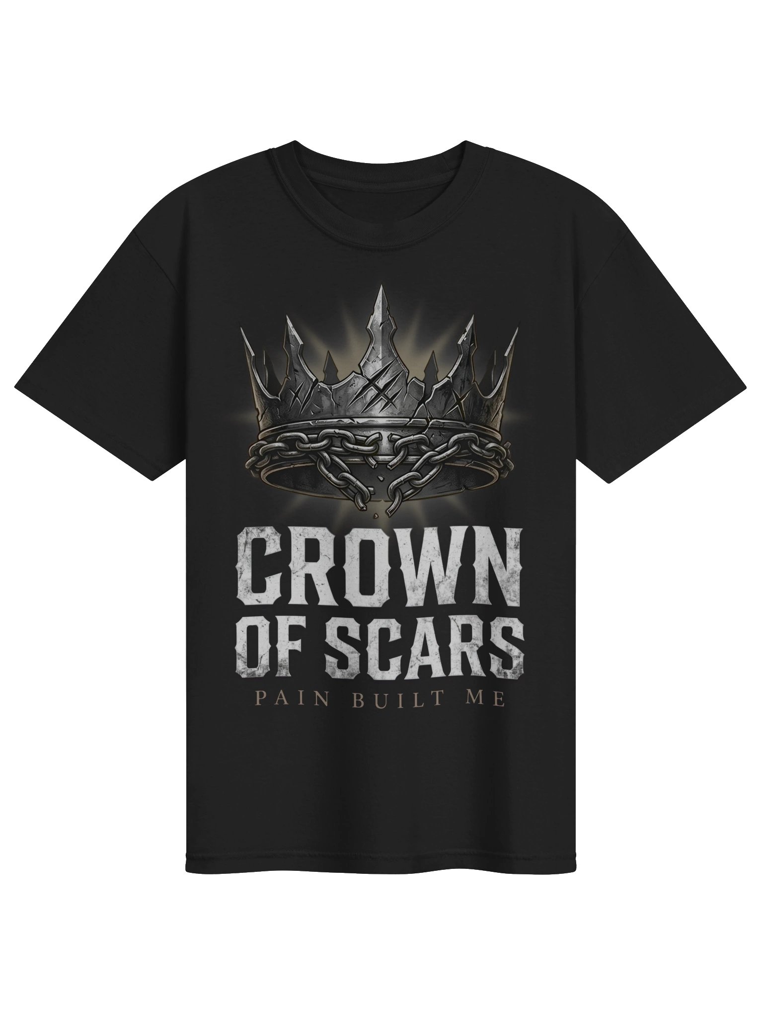 Crown of Scars Tee — Pain Built Me product image (2)