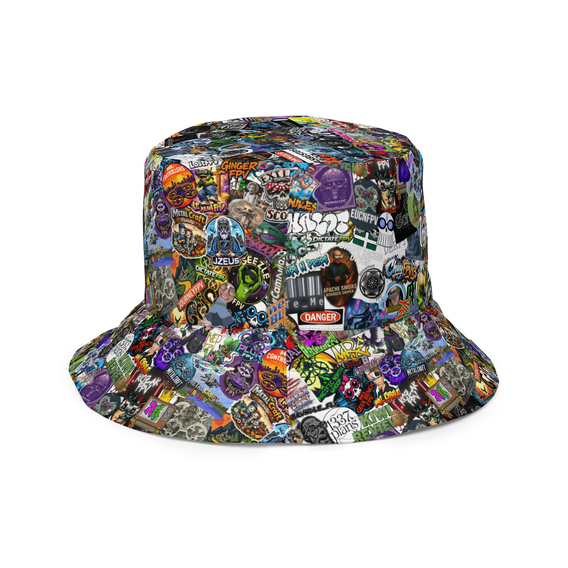 2026 Sticker Bomb Bucket Hat product image (4)