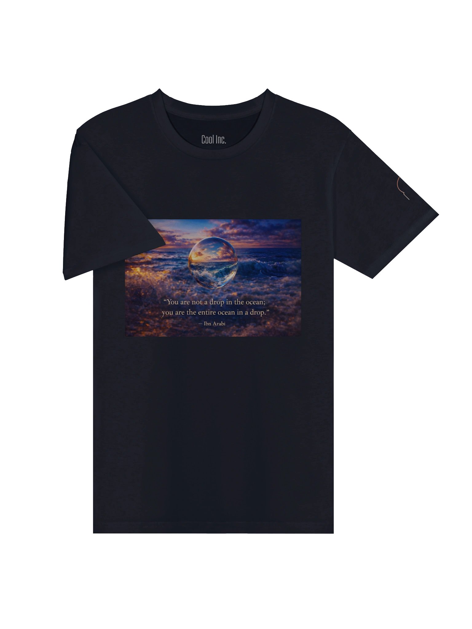 You Are the Ocean Unisex T-Shirt – Spiritual Quote Art Tee product image (3)
