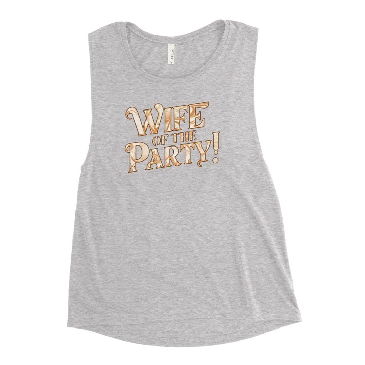 Wife of the Party flowy women's muscle tank top product image (49)