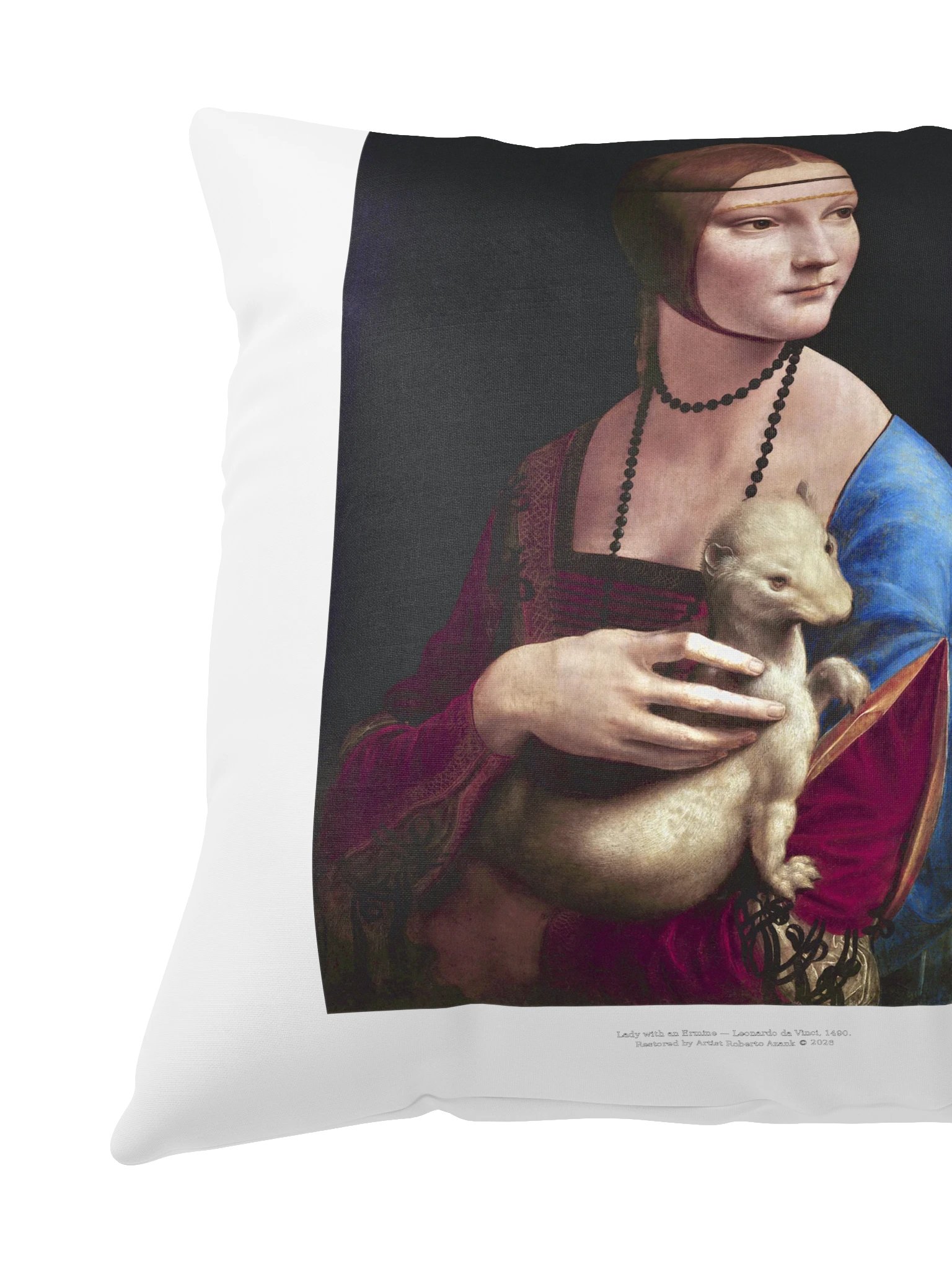 Lady with an Ermine — Pillow product image (3)