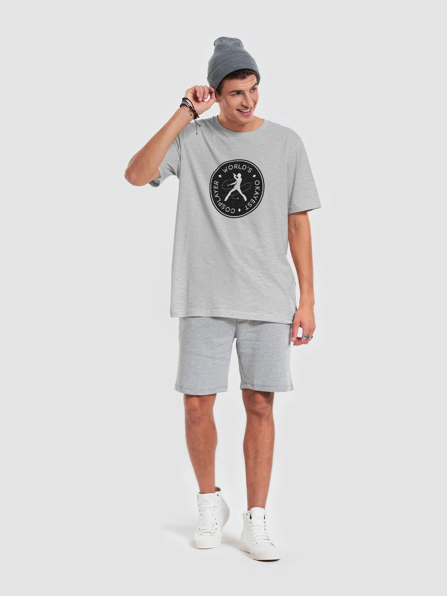 Unisex tee - World's Okayest Cosplayer (pastel) product image (6)