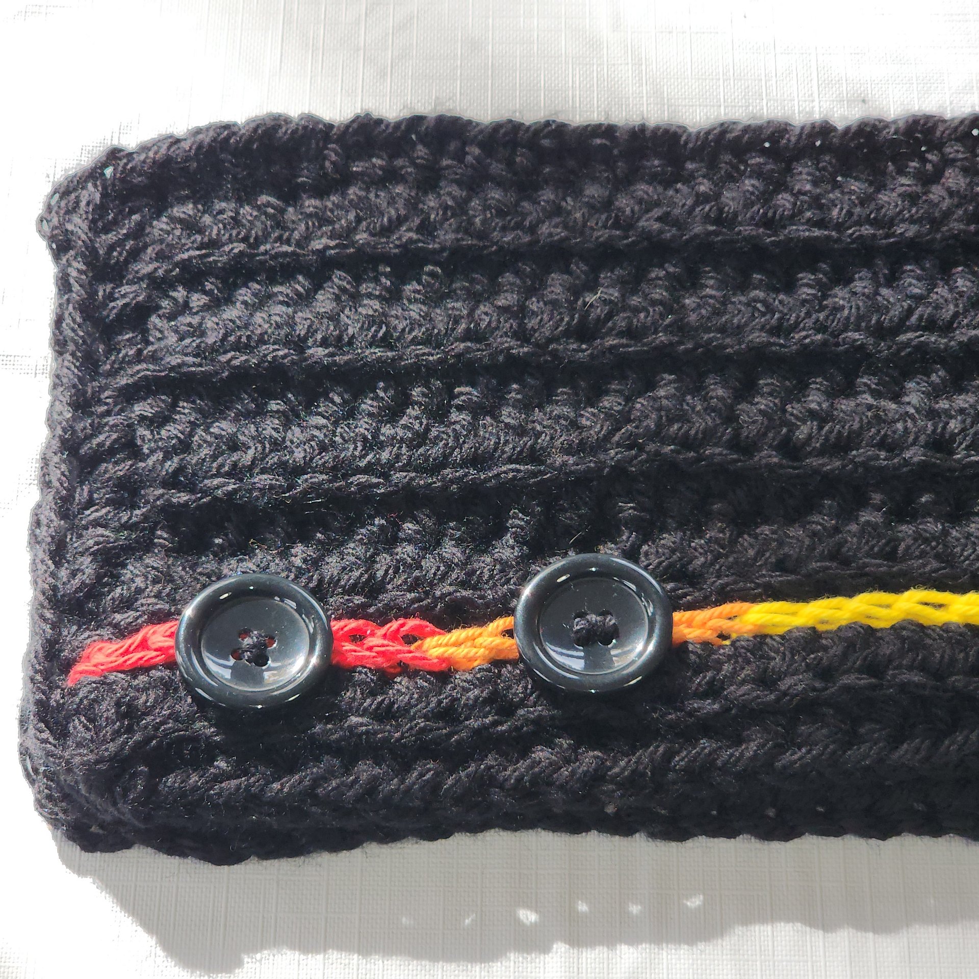 Crochet Cowl Scarf: Personalized Pride Colors, Acrylic Blend product image (5)