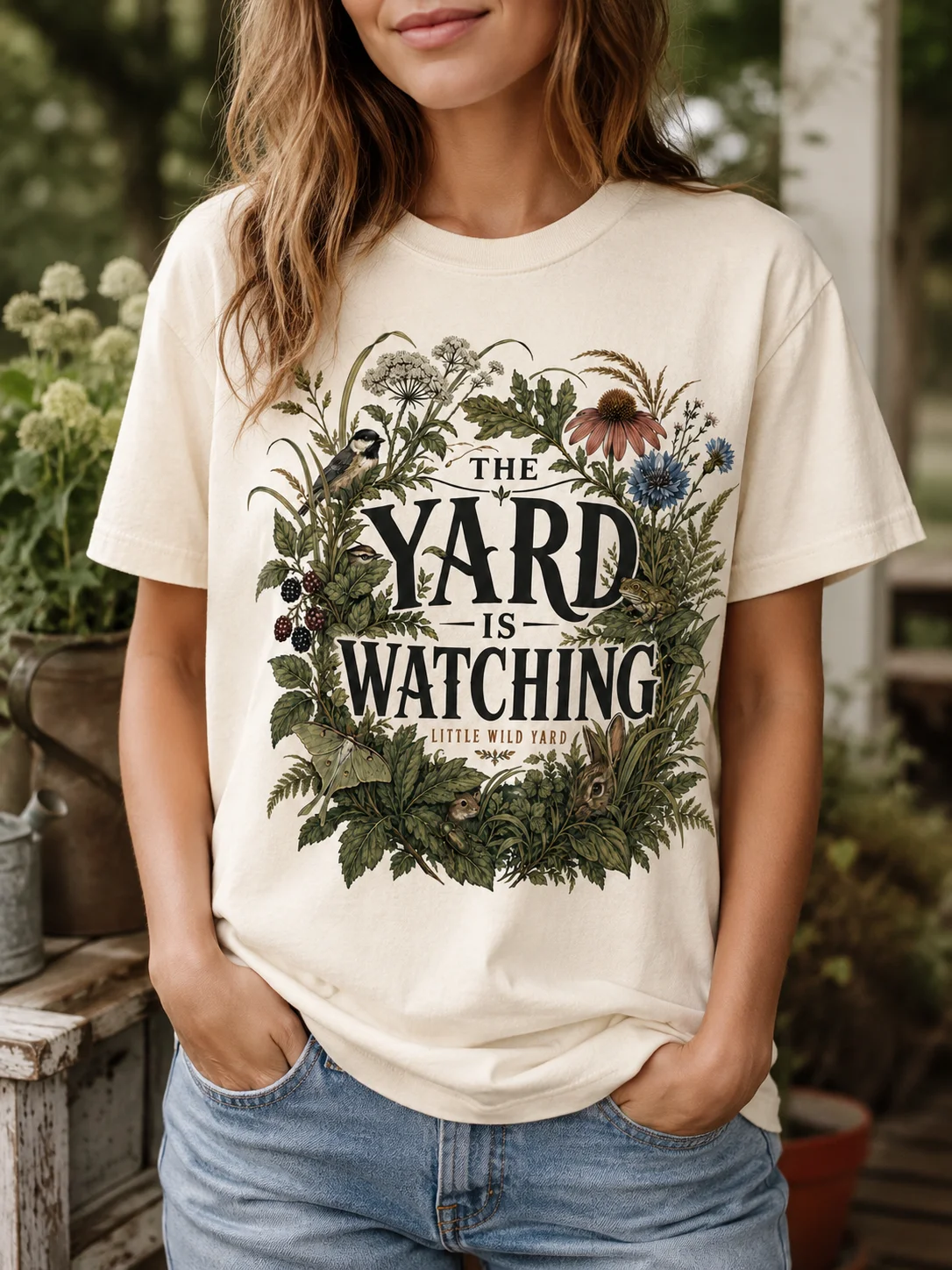 The Yard Is Watching T-shirt product image (2)