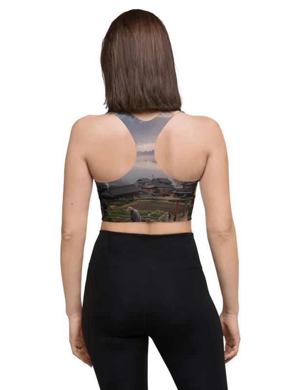 Mount Fuji Recycled Longline Sports Bra | UPF50+ Activewear product image (6)