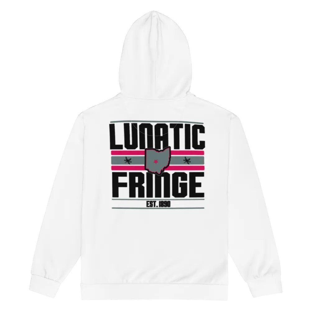 Lunatic Fringe Zip-Up (White) product image (2)