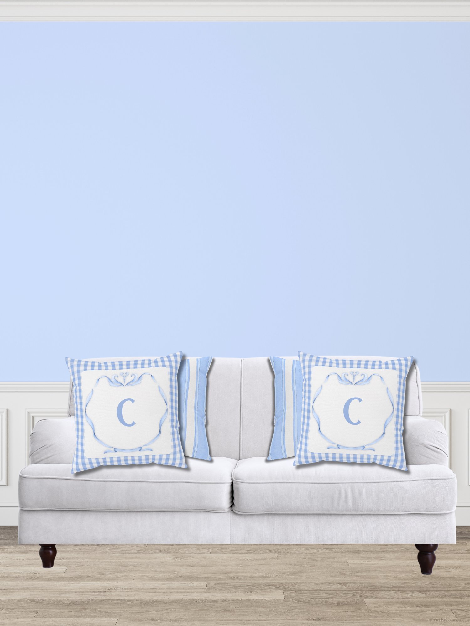 Blue Preppy Charm Pillow C product image (12)