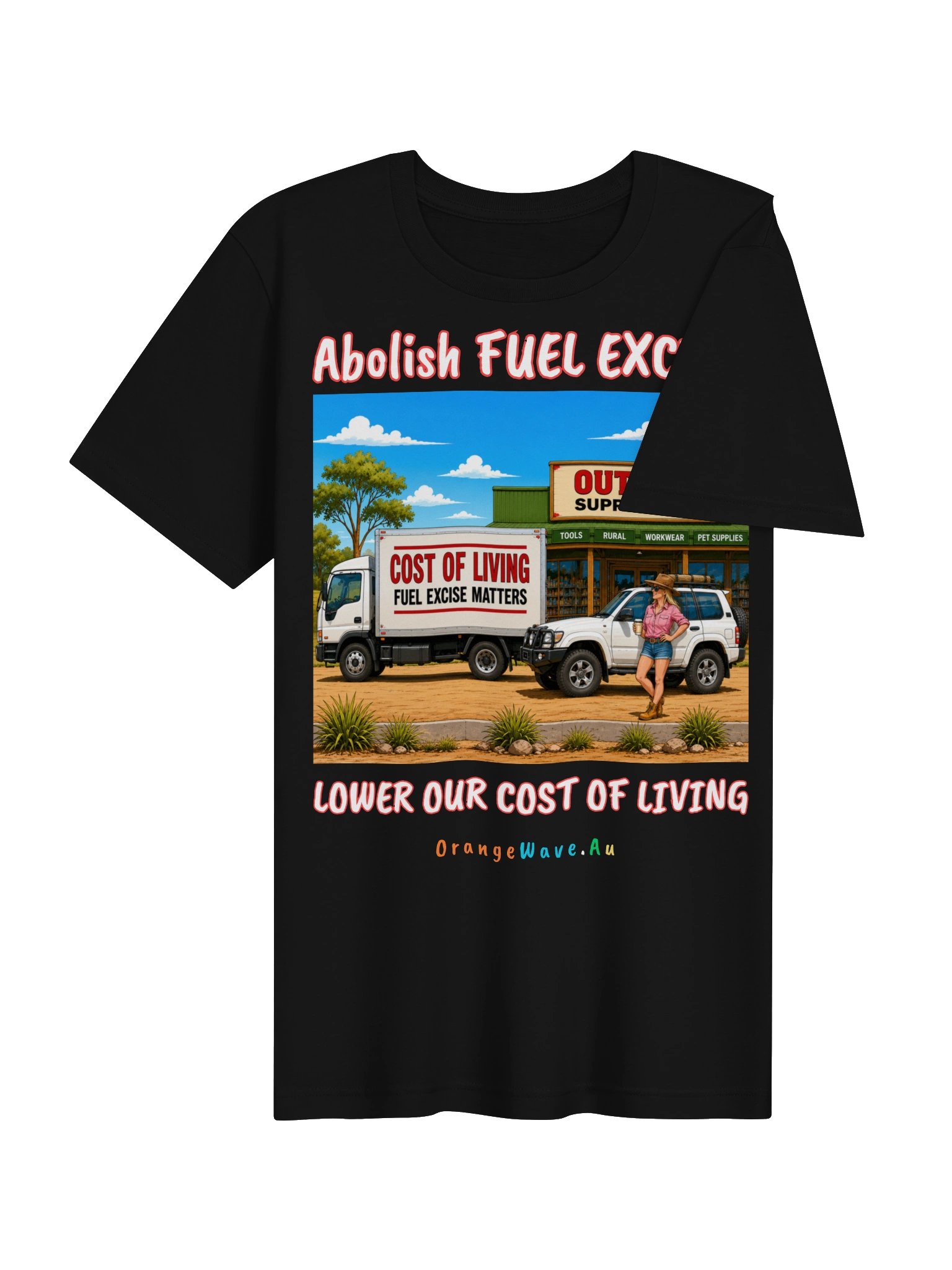 Abolish Fuel Excise Campaign f&b t-shirt product image (19)