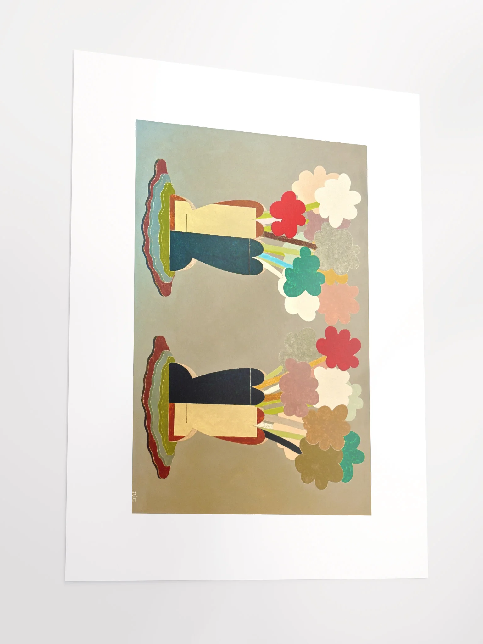 Two Flowers print product image (4)
