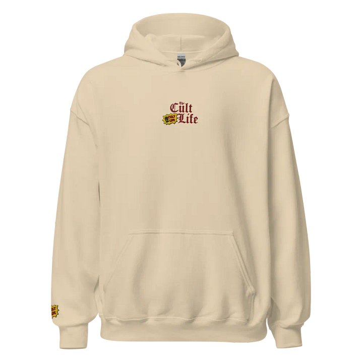 SAND HOODIE MAROON MASK product image (1)