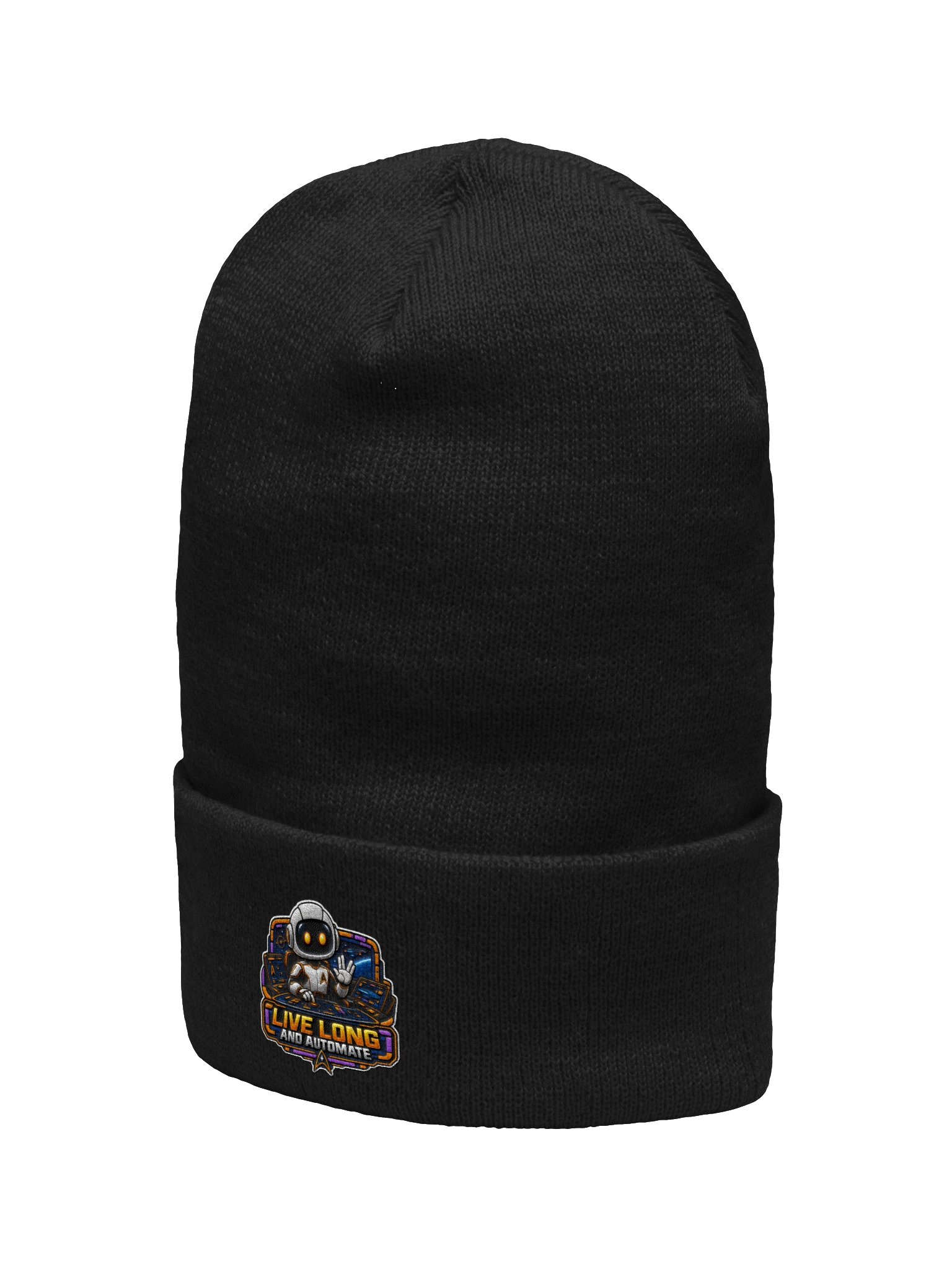 LCARS Prime Yupoong Cuffed Beanie product image (2)