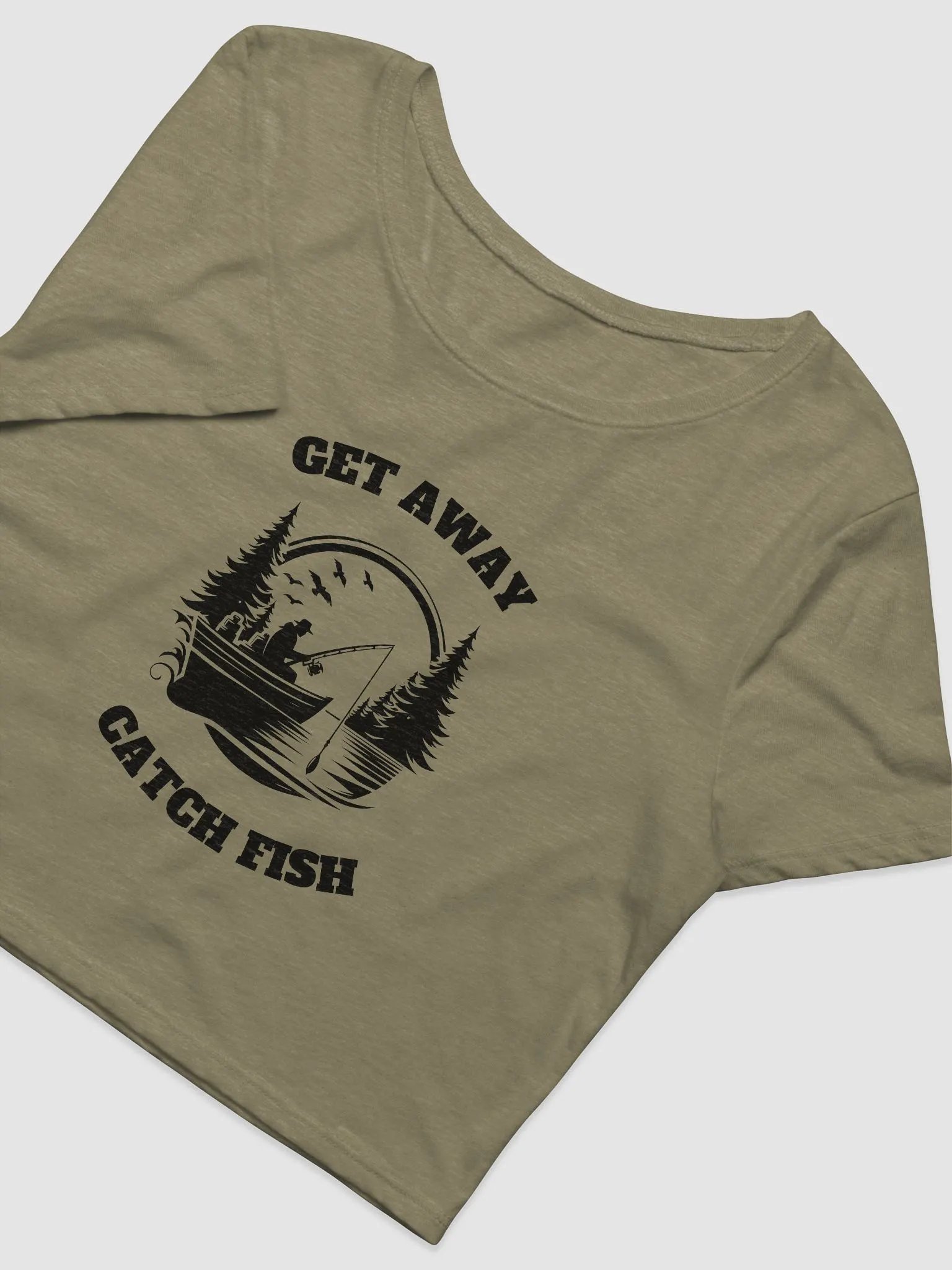 Cropped Tee (Fishing) product image (5)