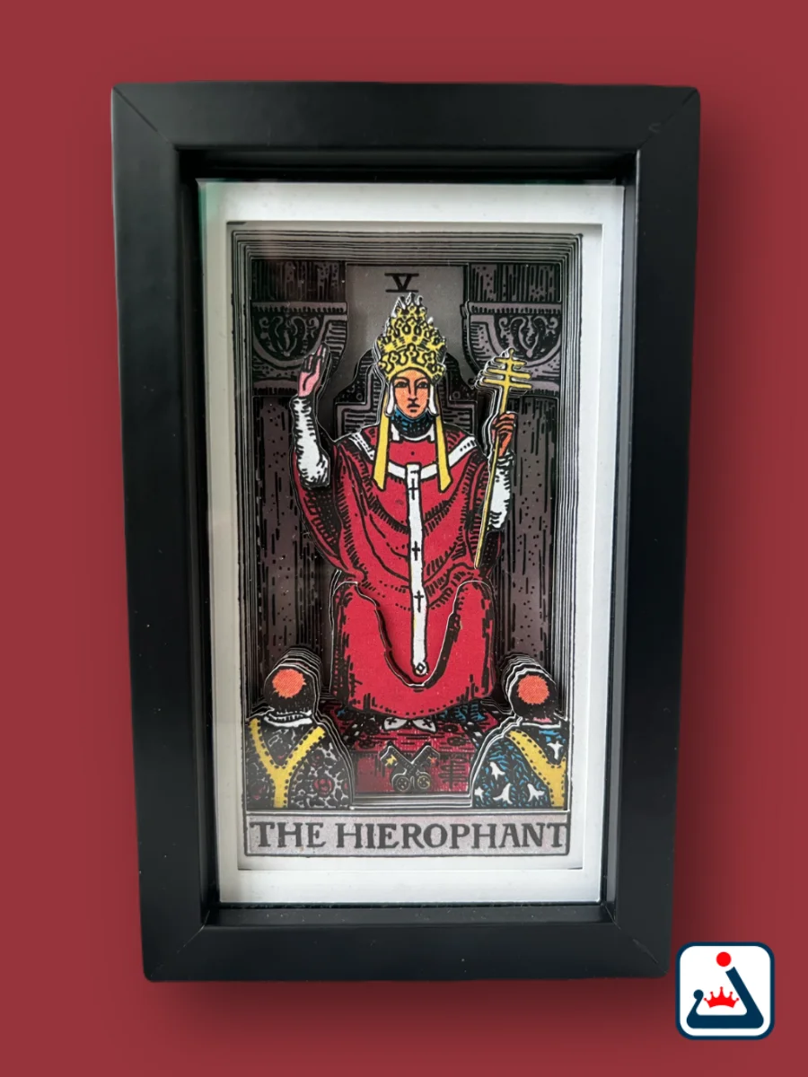 The Hierophant – 3D Tarot Shadow Box Art product image (1)