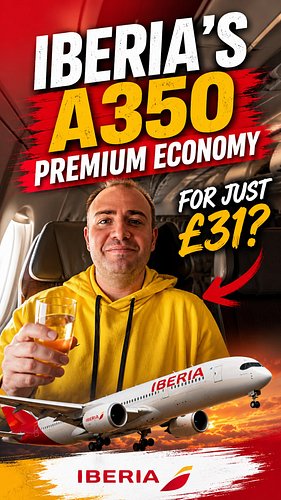 I’m back in Madrid to put @iberia’s Premium Economy cabin to the test on board the Airbus A350, flying back to London Heathro...