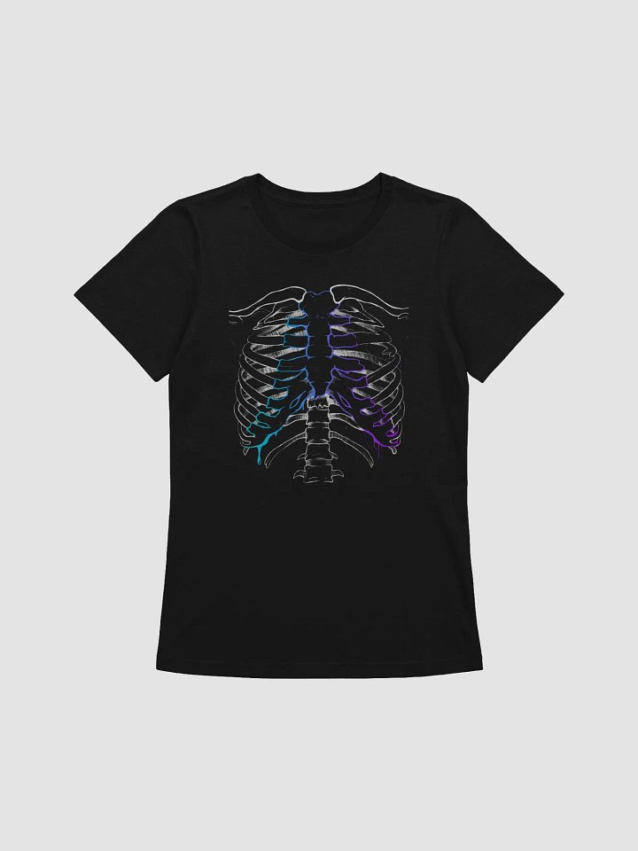 Graident Rib Femme Line Tee - Black product image (1)