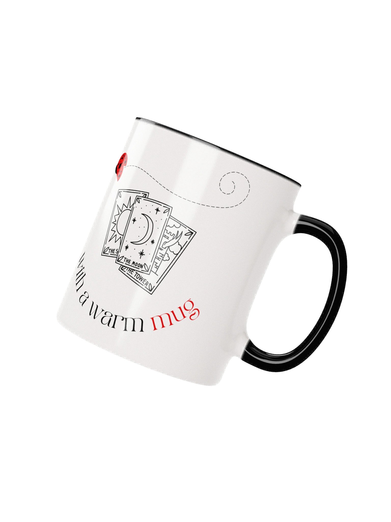 Ladybugs & Kitty Mug product image (7)