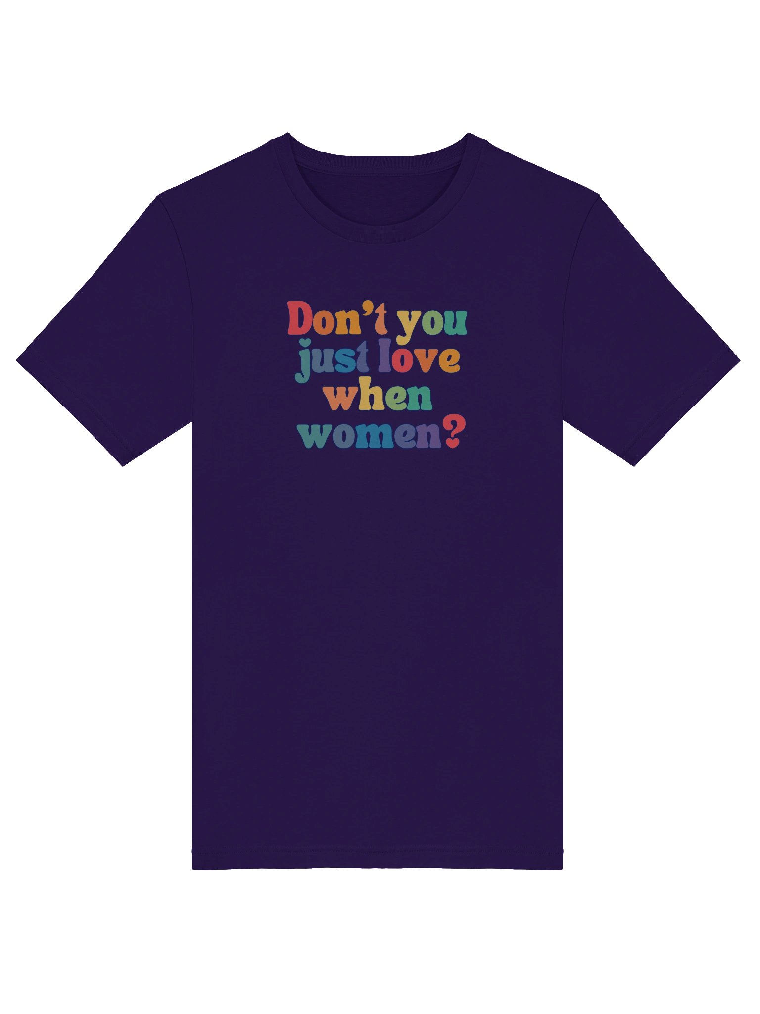 Love Women tee - rainbow colors product image (5)