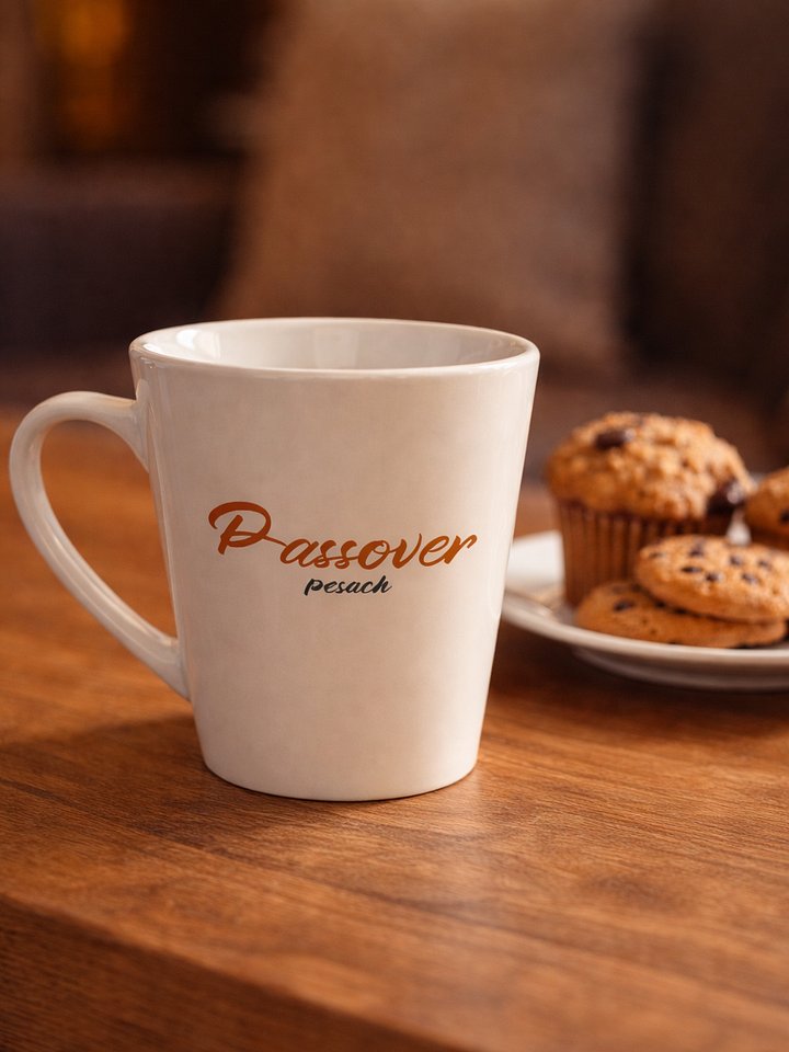 Passover | Pesach — Feast Days Latte Mug product image (1)