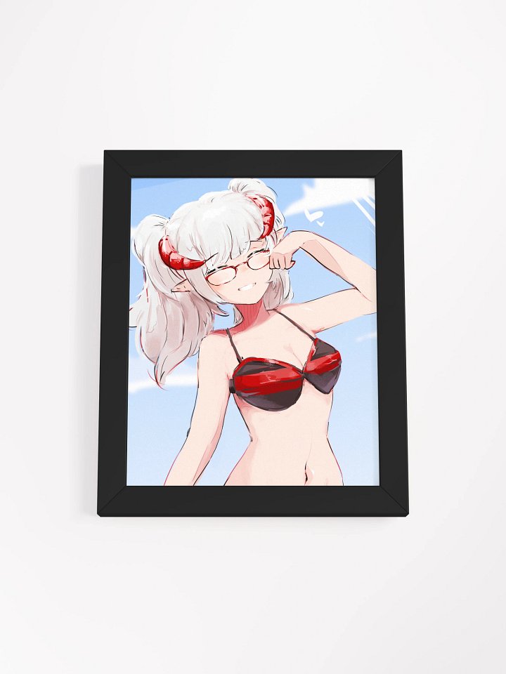 Shurie at the Beach Framed Poster product image (9)